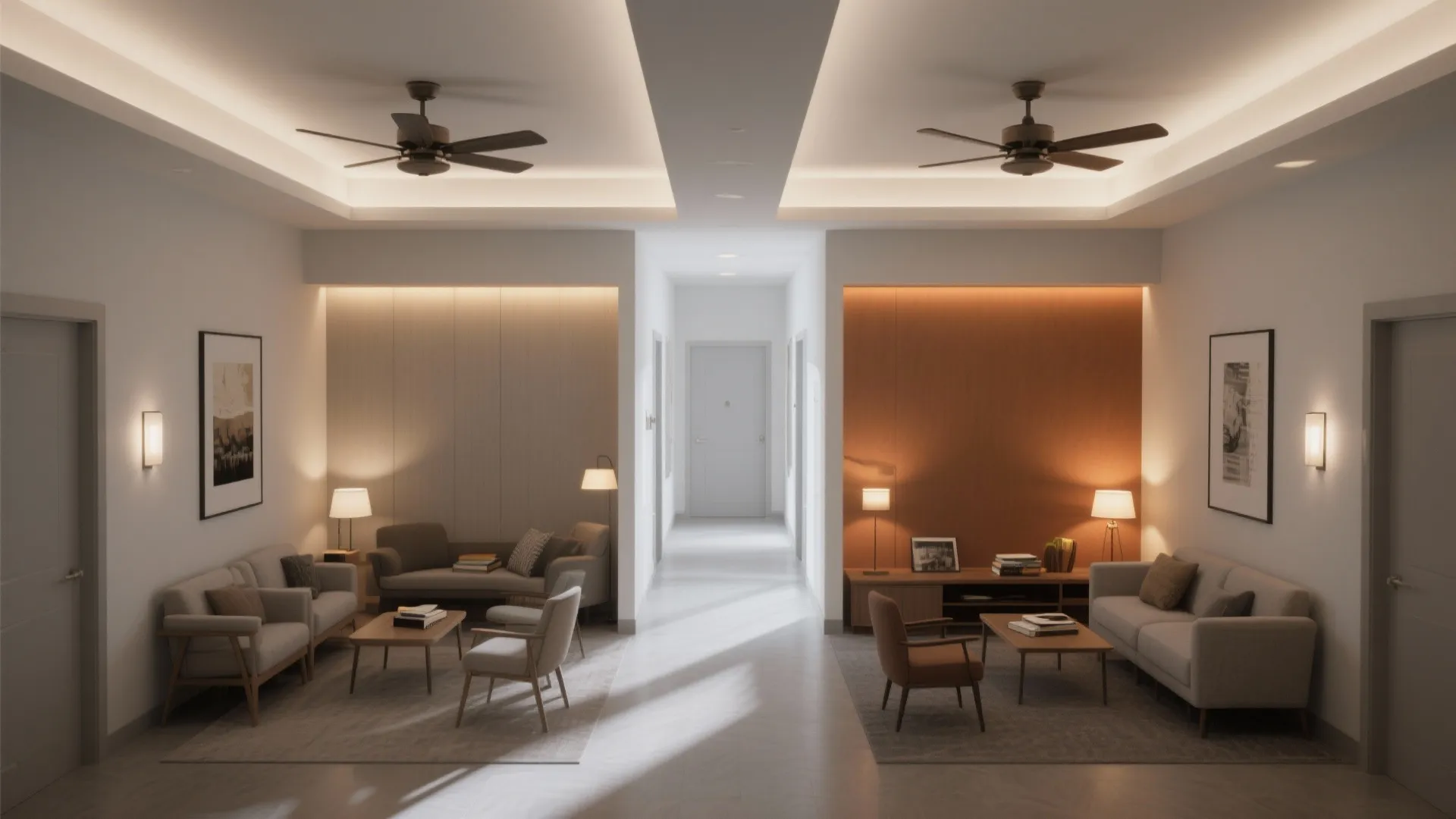 3) Zonal Lighting and Controls to Match Dual-Fan Comfort