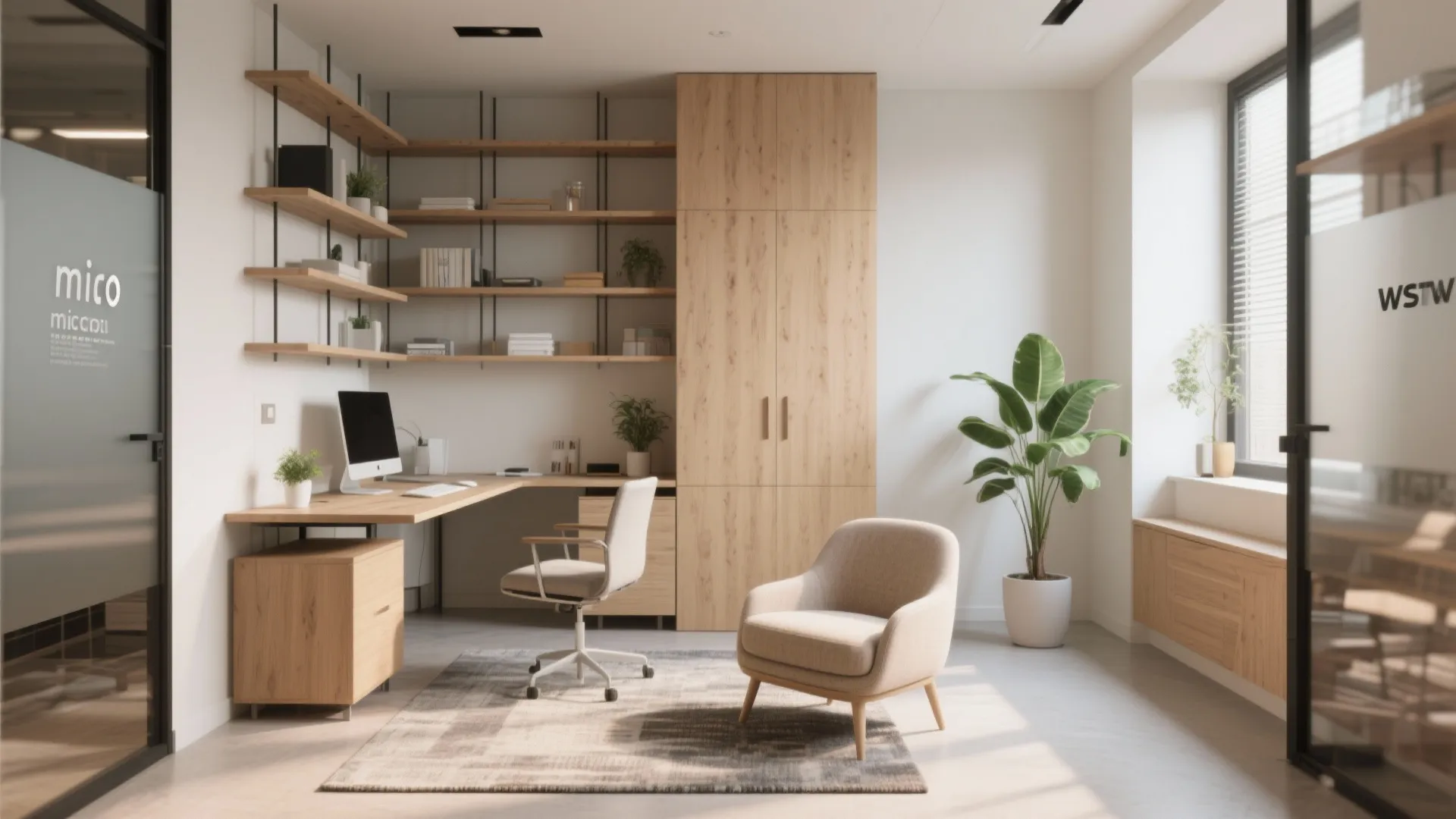 1. Zone by furniture, not walls