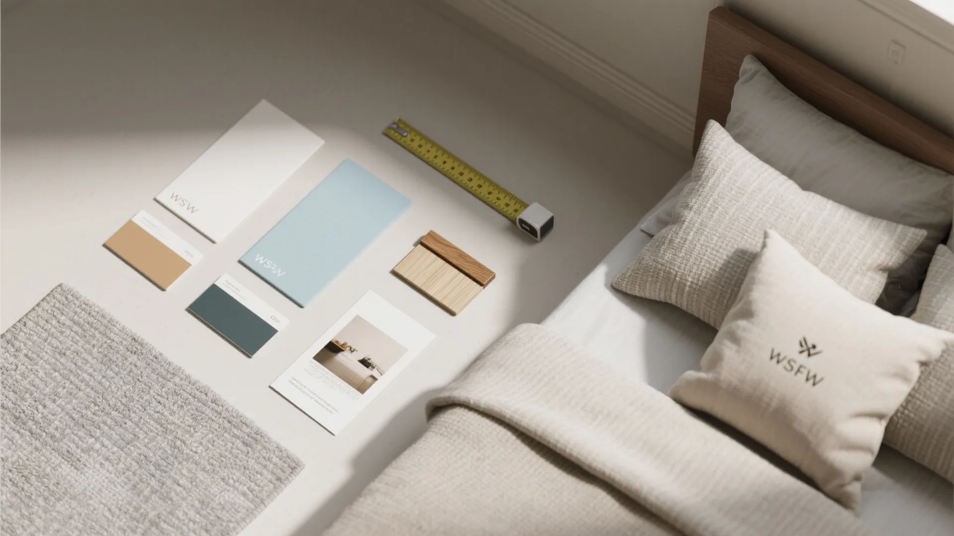 4. Zone with color and textiles