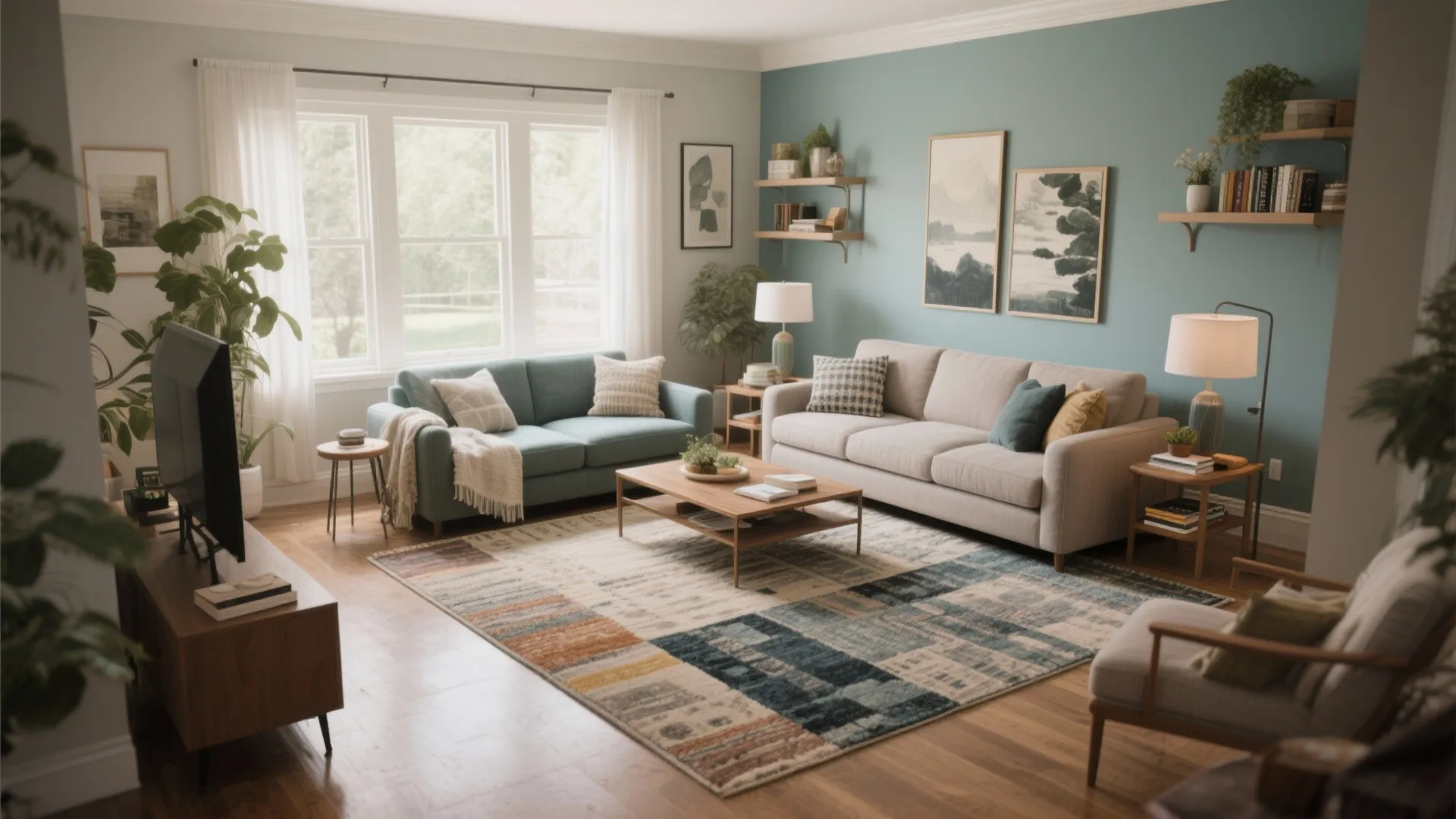 Zone Division with Rugs