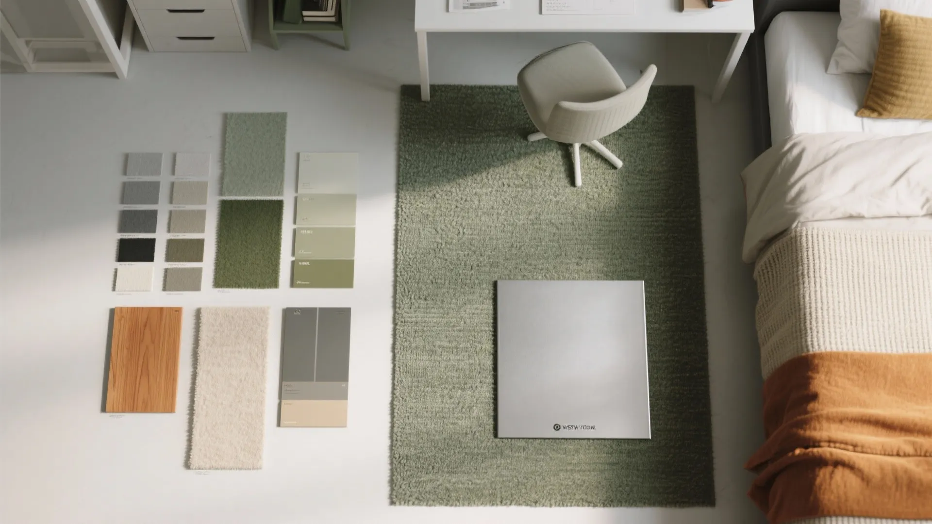 Design Idea 3: Color zoning to separate “study brain” from “chill brain”