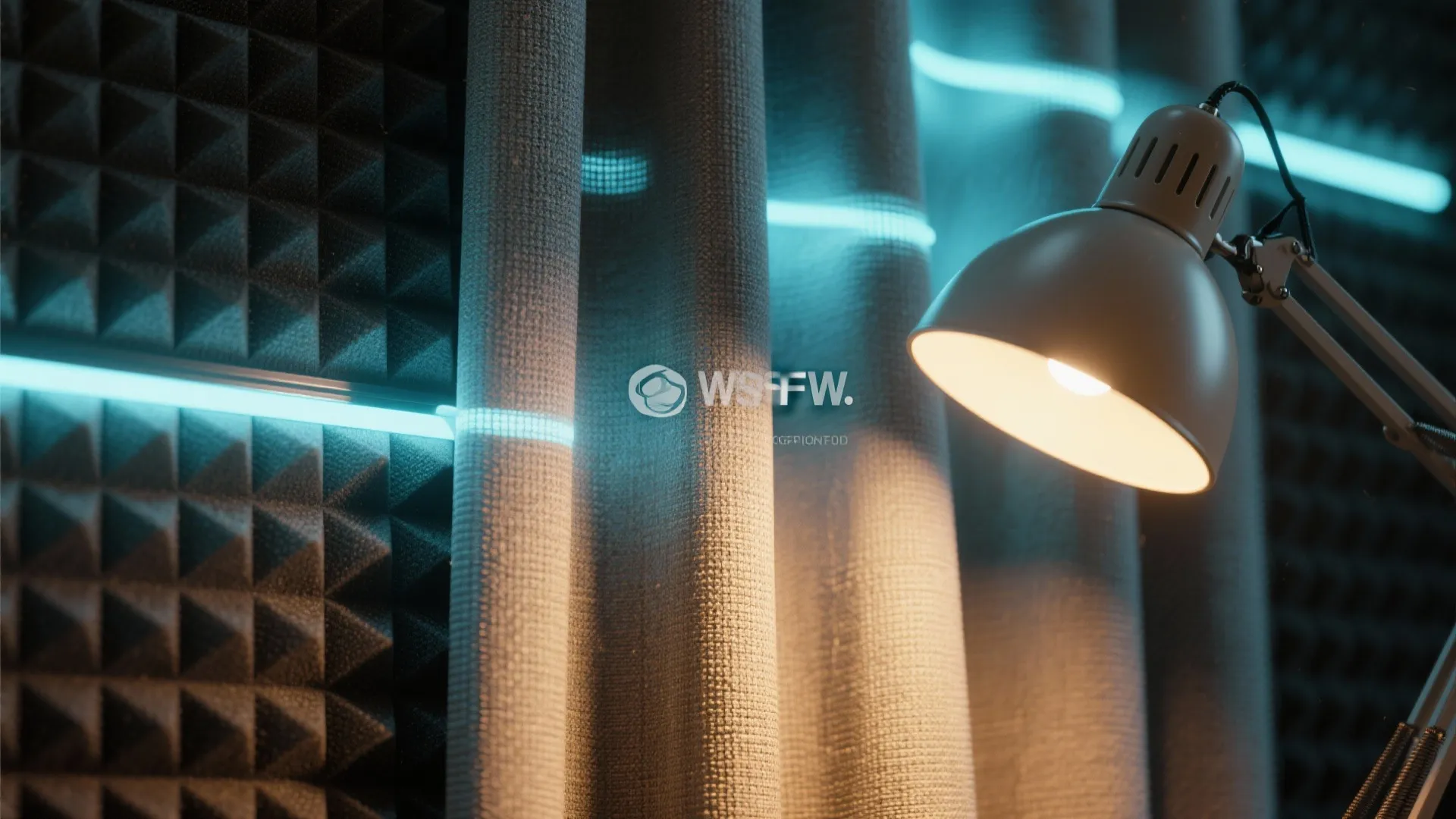 4. Zone lighting and acoustic curtains for instant mood swaps