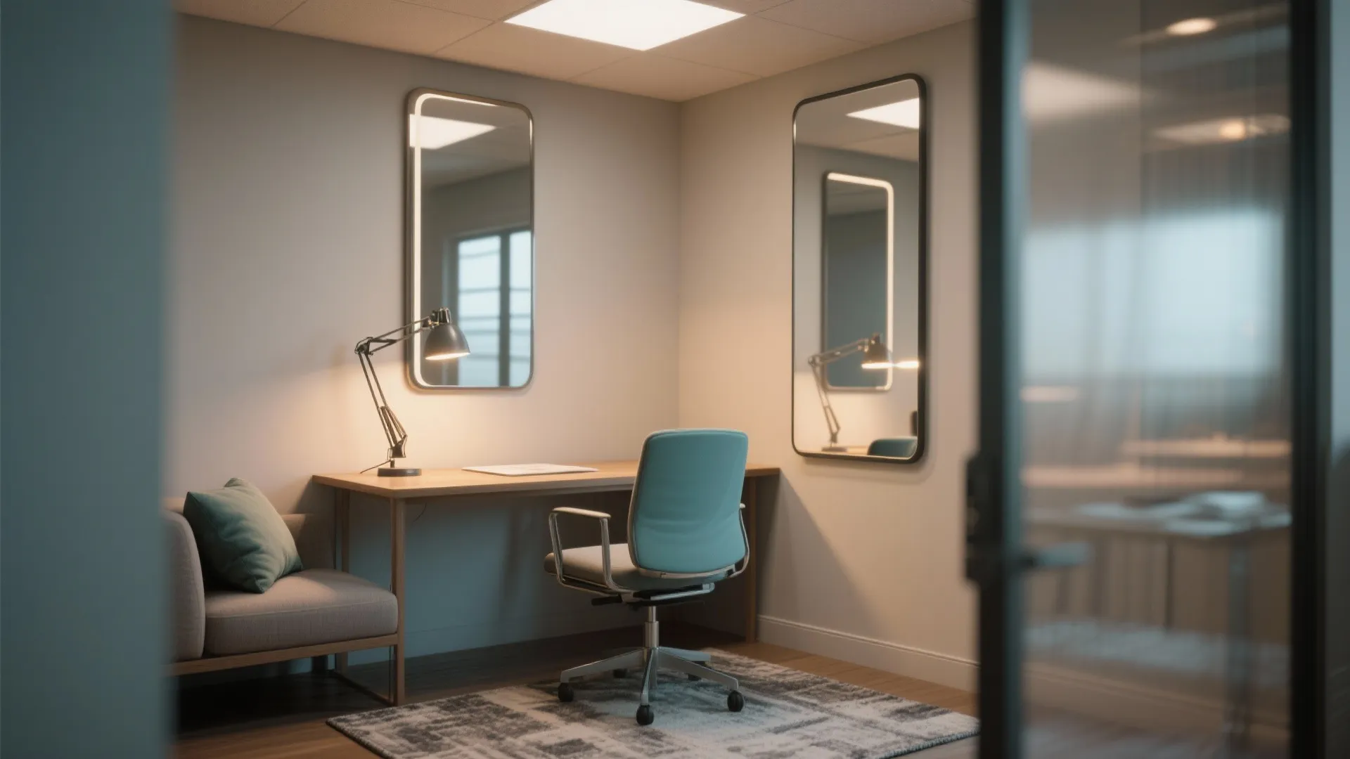 5. Define the Zone with Light, Mirrors and Color