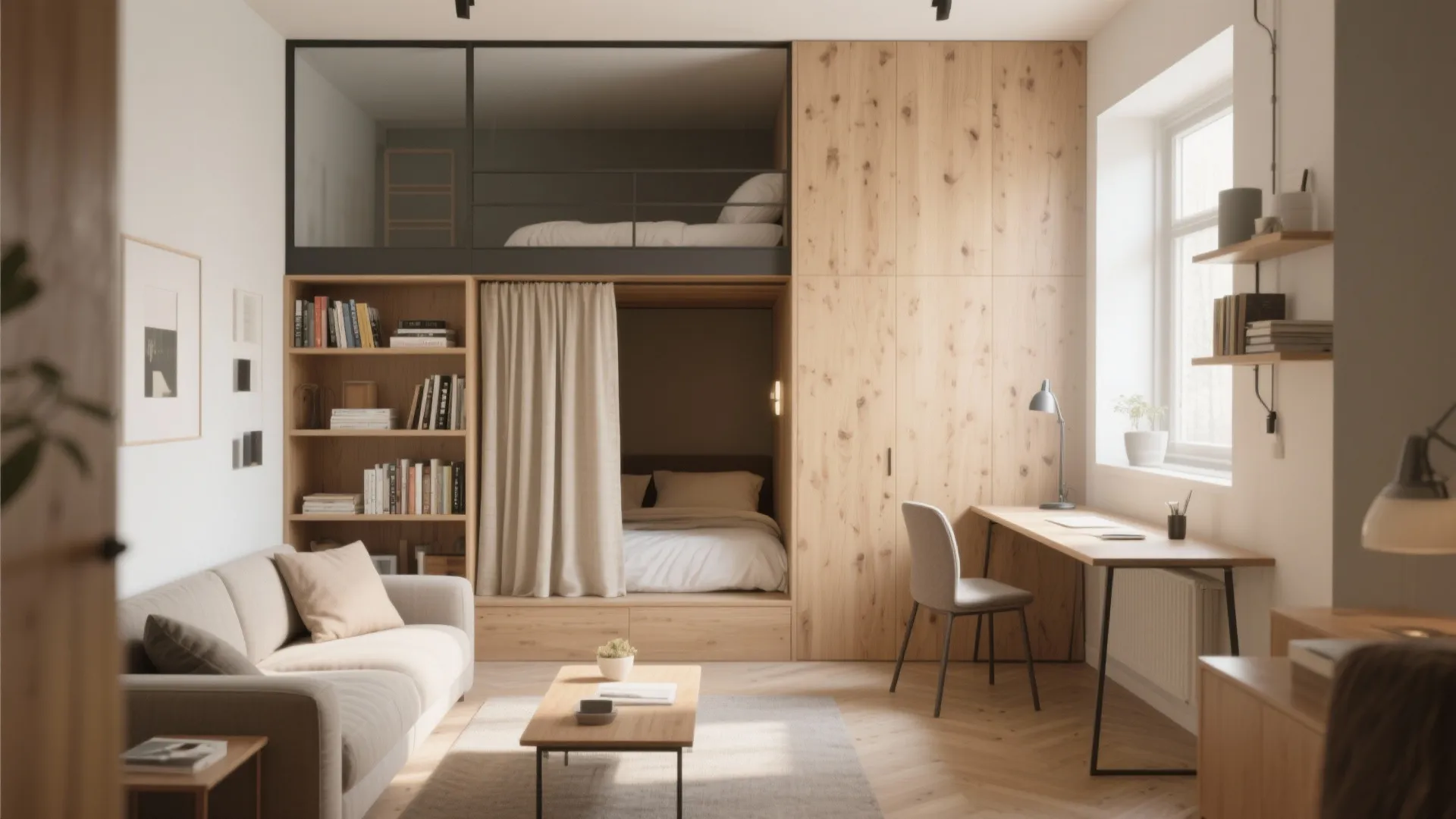 One-Bedroom Apartment Design Ideas — 5 Plans: Practical, creative solutions to make a one-bedroom apartment feel larger, brighter, and more lived-in