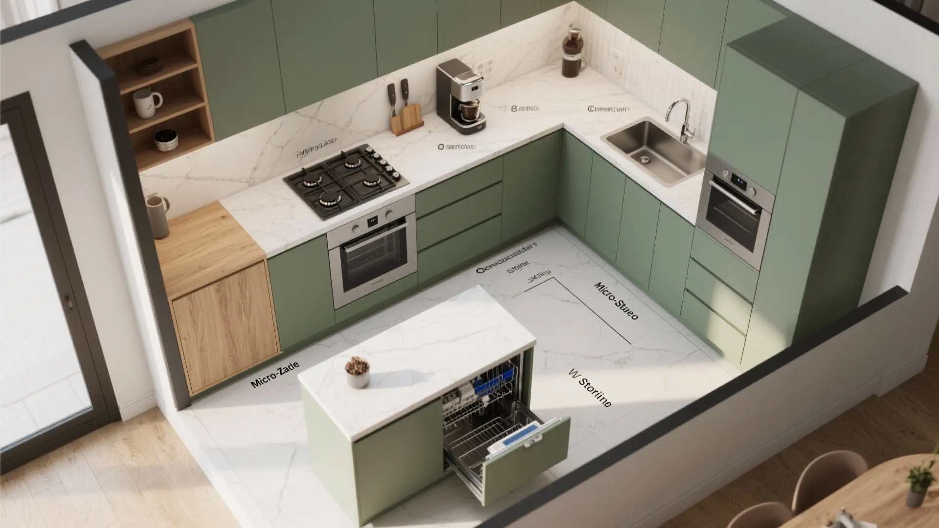 5. Zone-based micro-layouts and smart appliances