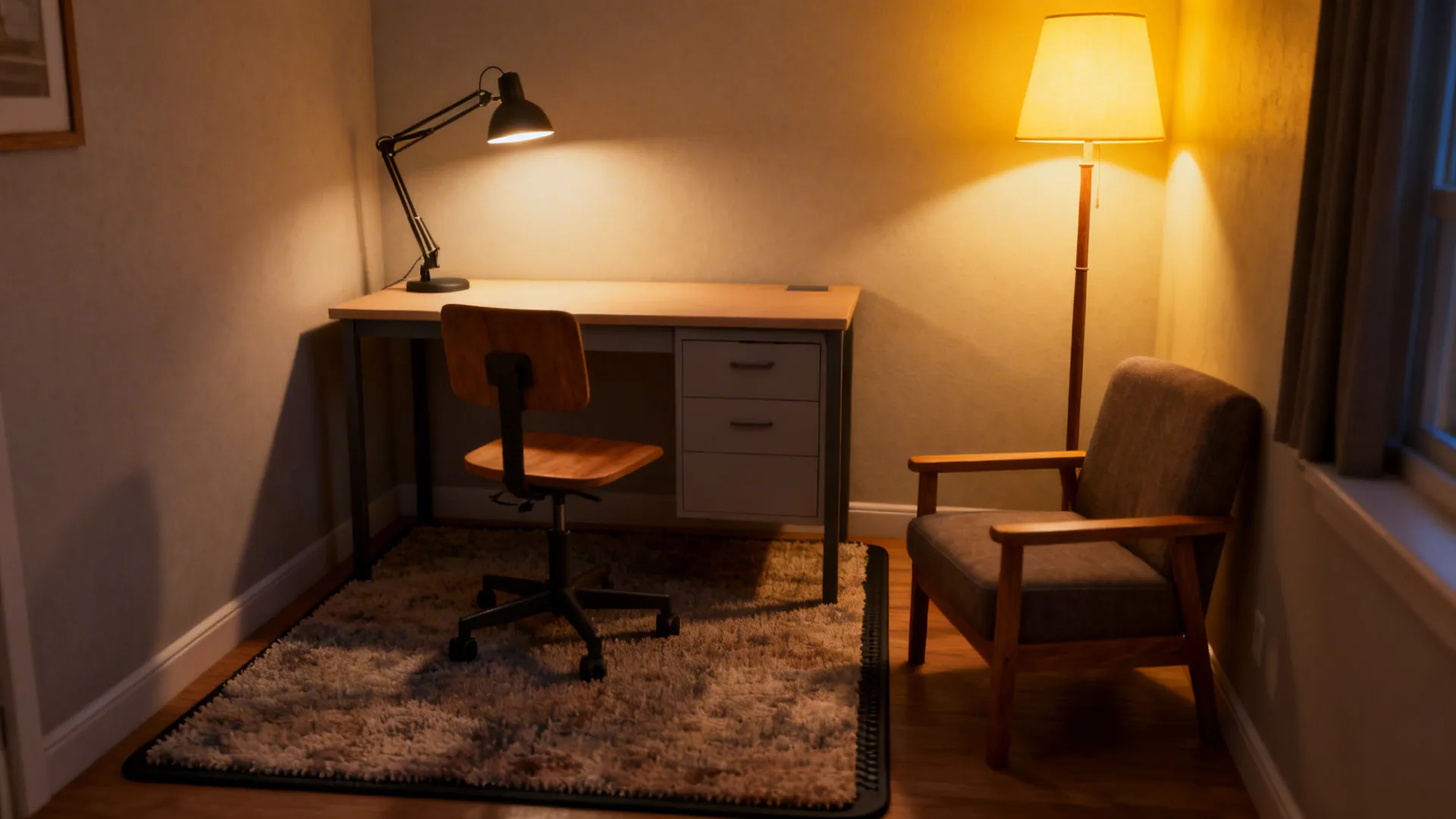 1. Zone with Rugs and Lighting