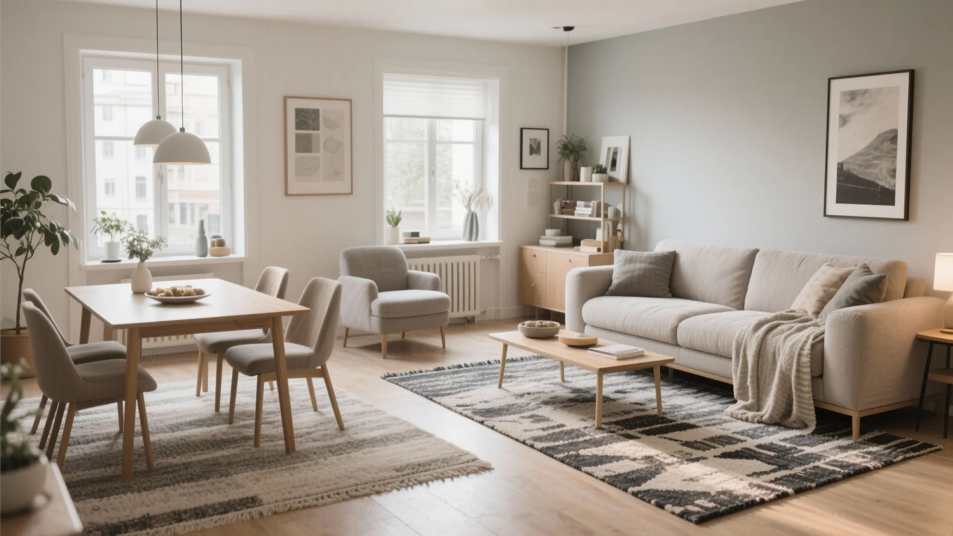 10. Zone Rugs for Definition