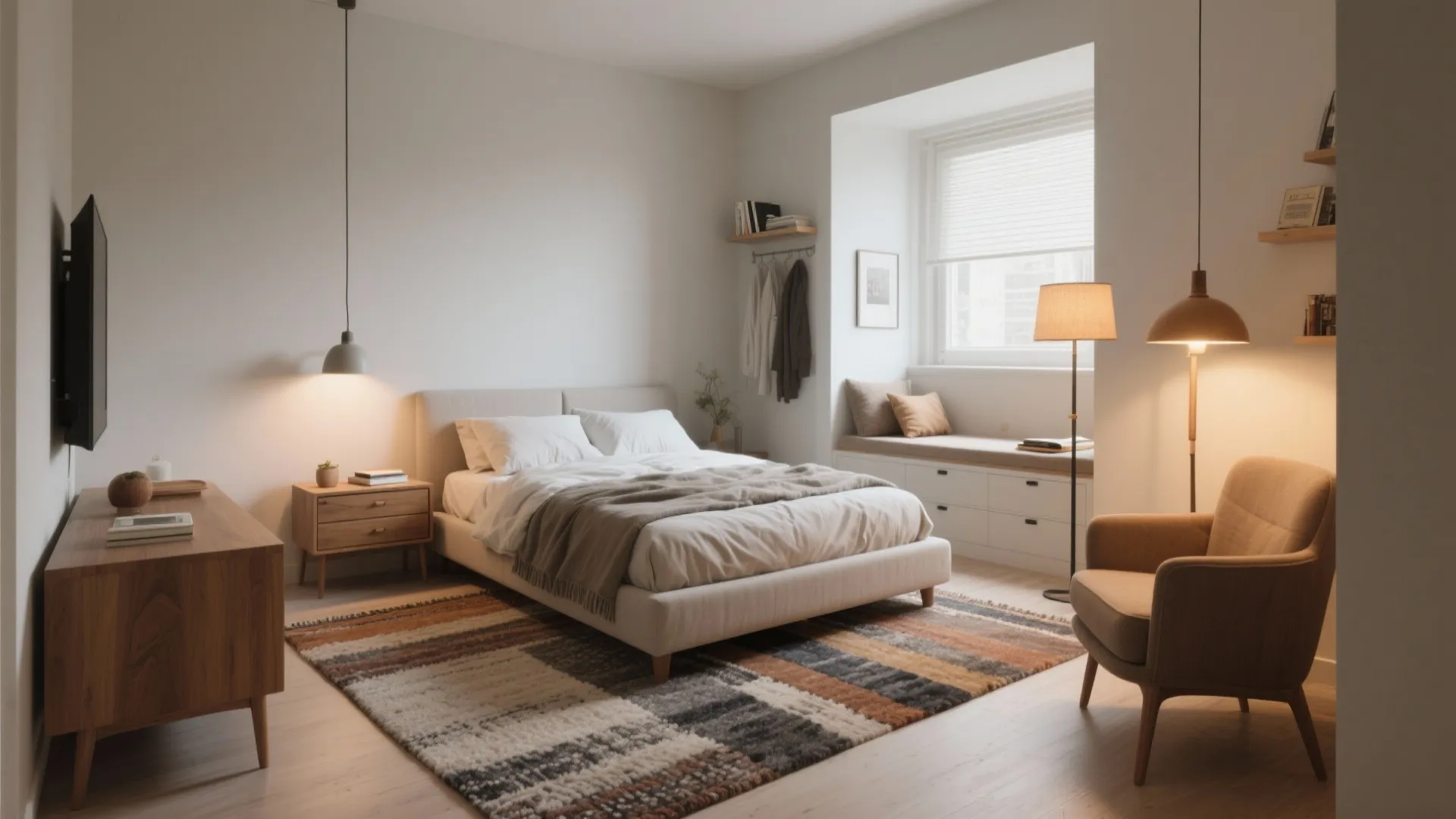 2. Zone with Rugs and Lighting