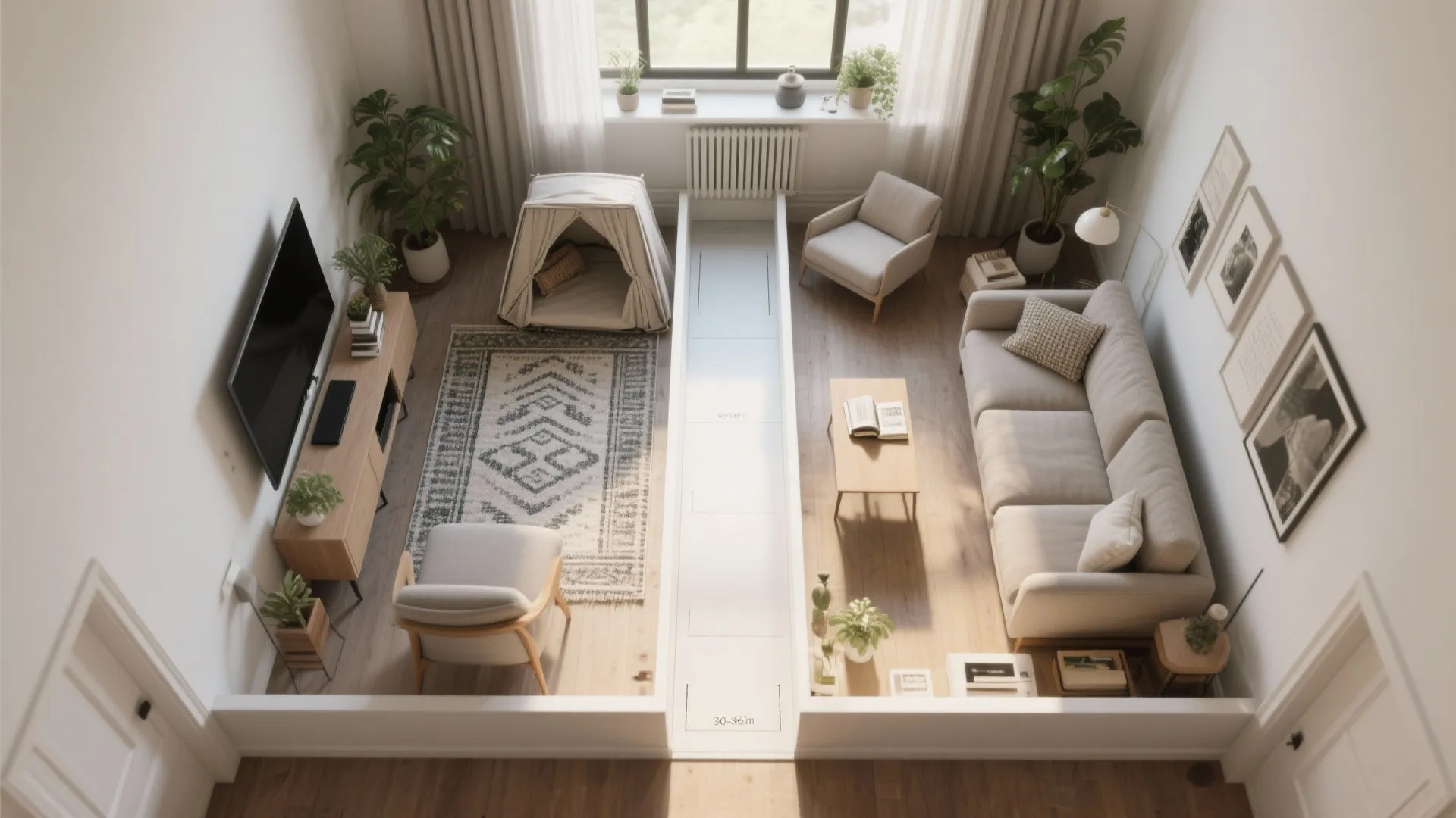 Flexible zones: float, layer, and soften