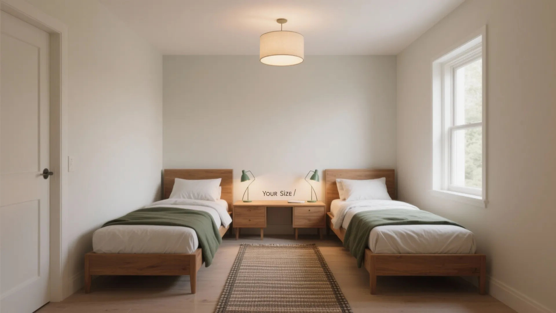 1) Zone the room without building walls