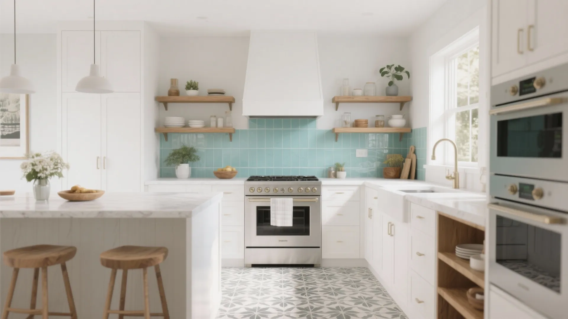 5. Zone with subtle color or materials