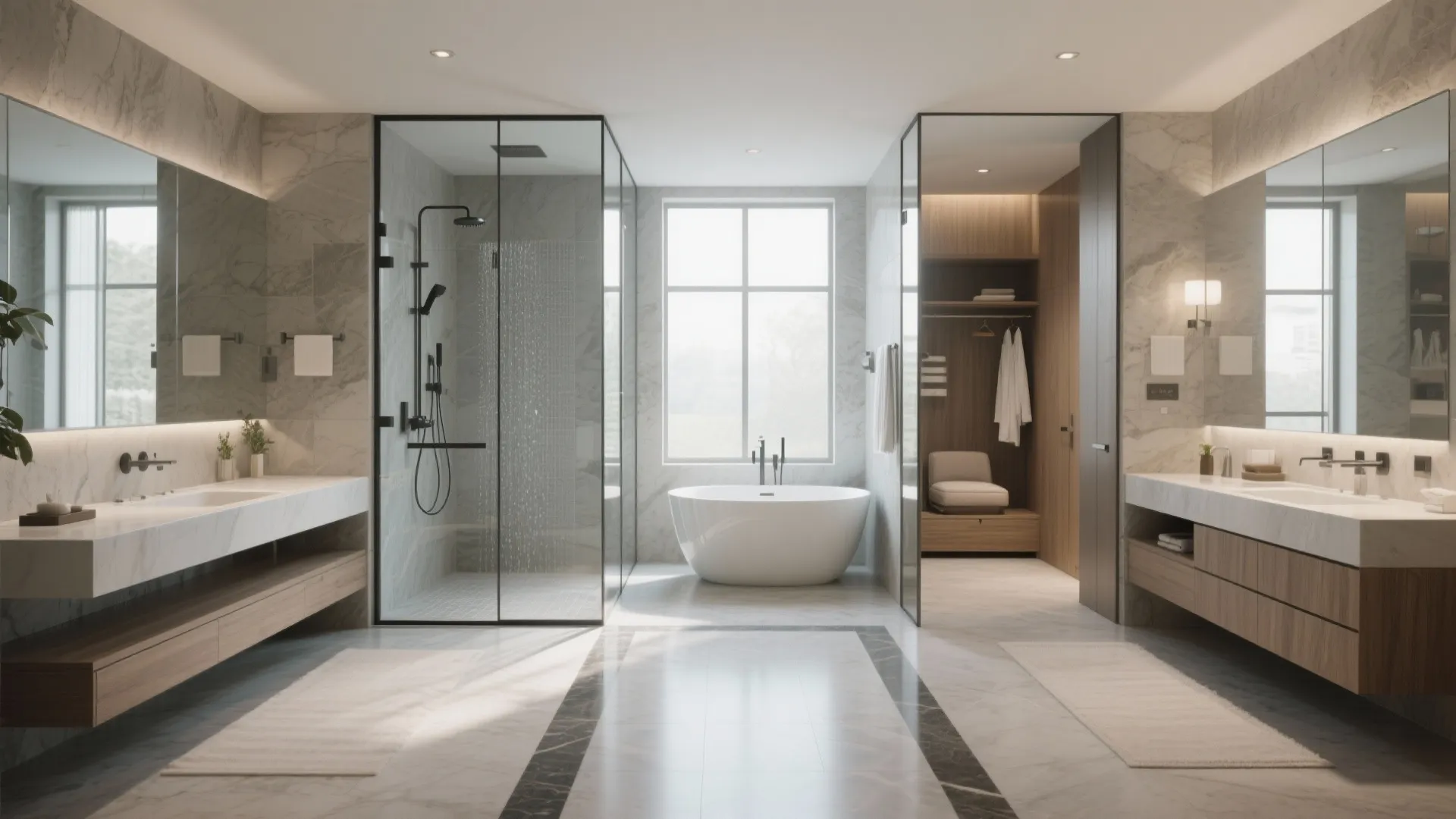 1. Create Distinct Zones: Wet, Dry, and Dressing