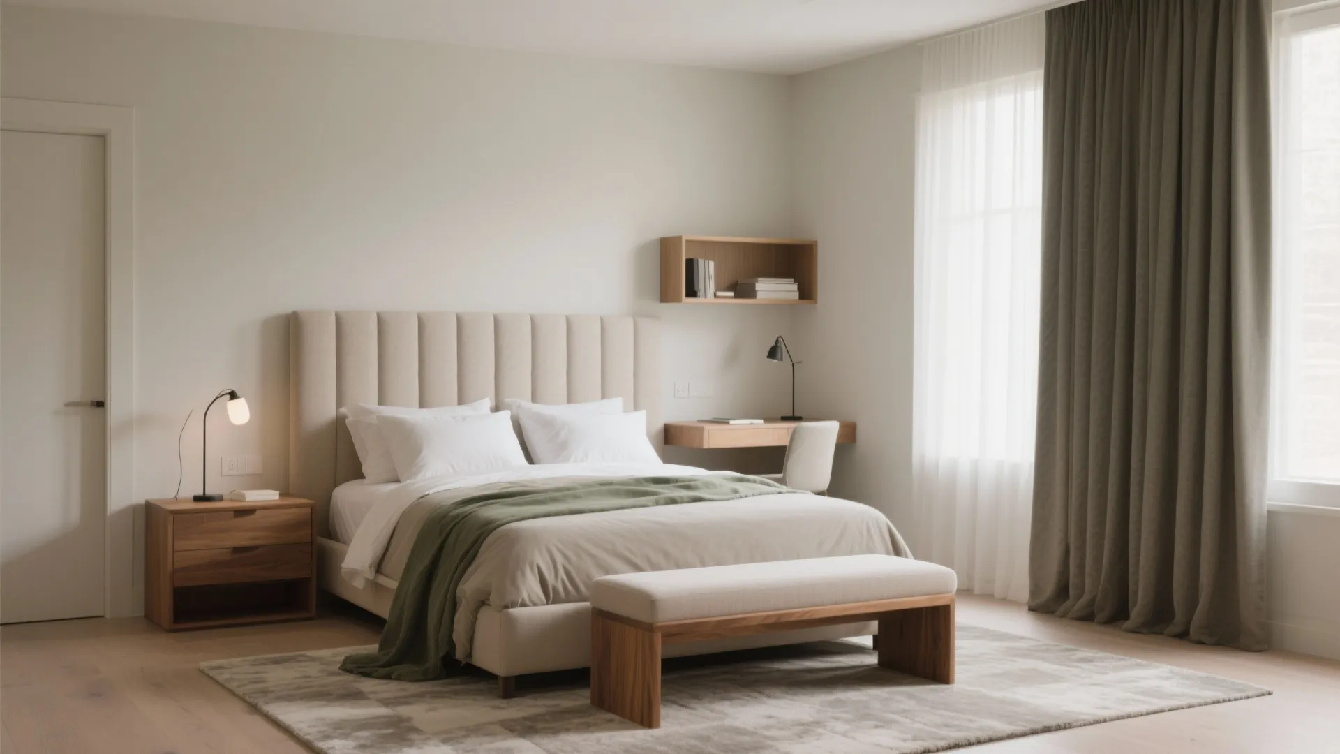 Bedroom zoning: calm masters, clever kids’ rooms, guest-flex study