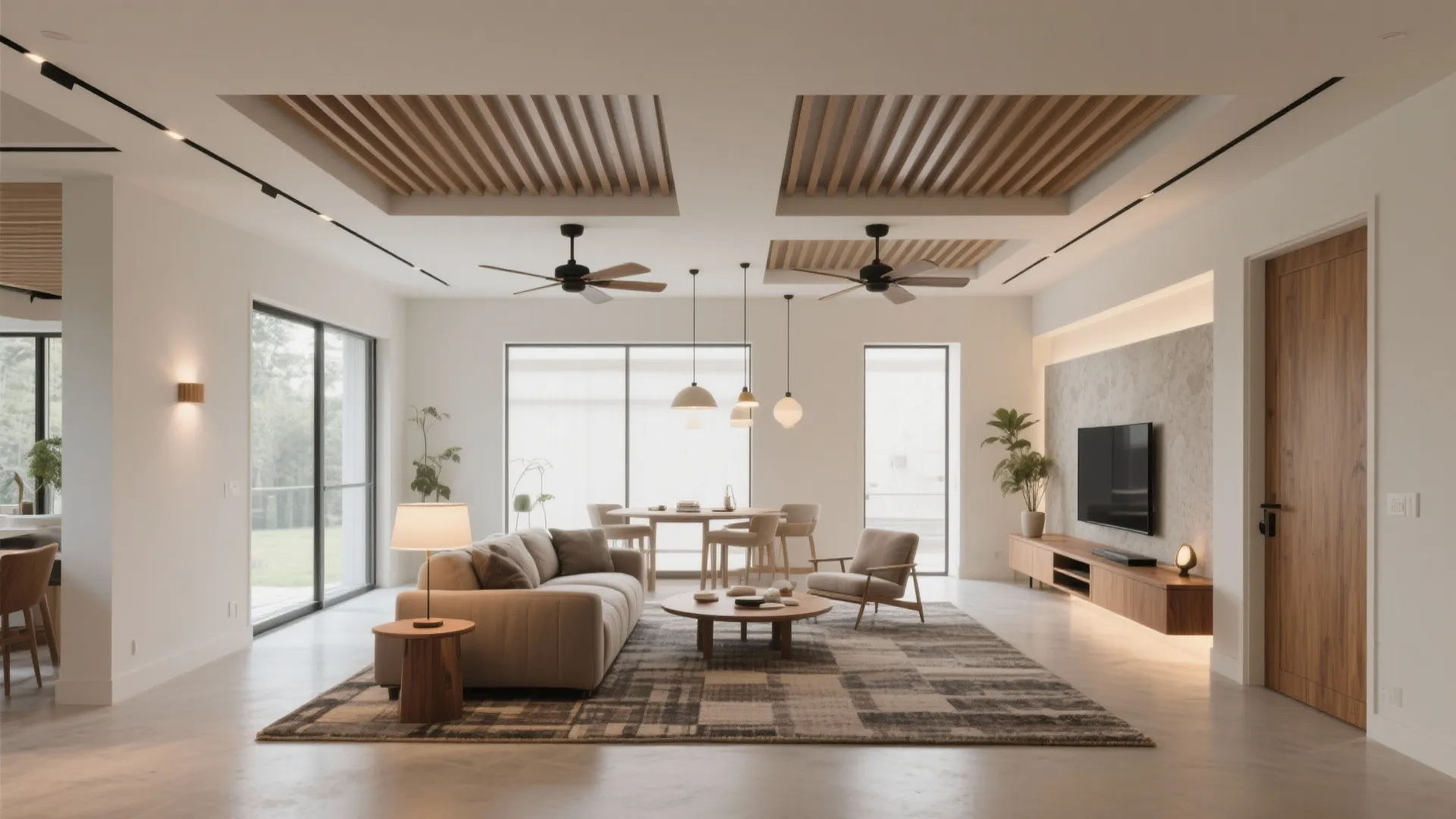 Zoned Ceiling: Conversation + Media + Entry