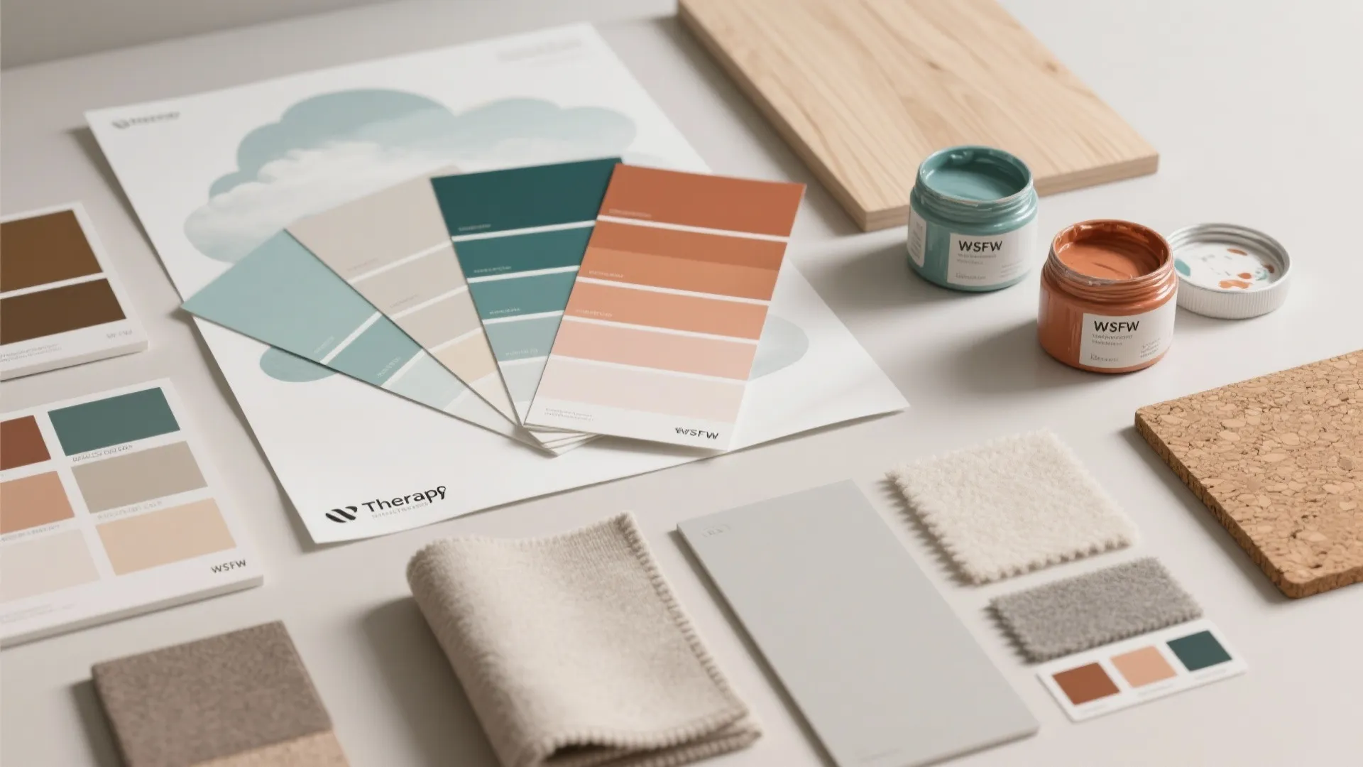 1. Soft, zoned color palettes for calm focus