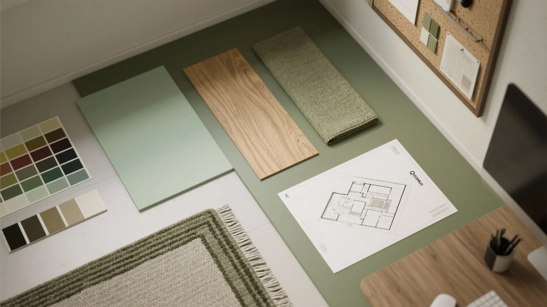 5. Zoning the corner with color and 3D planning