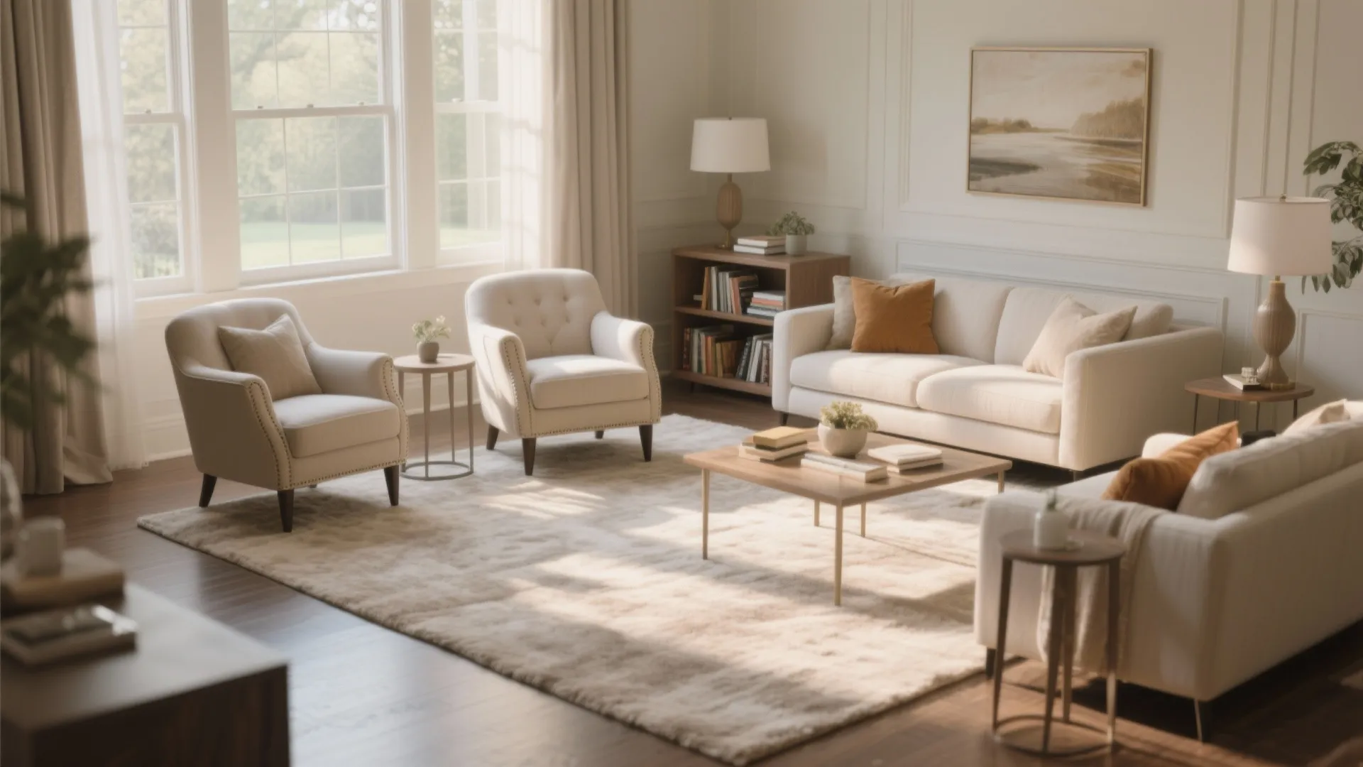 2. Zoned Conversation Corners