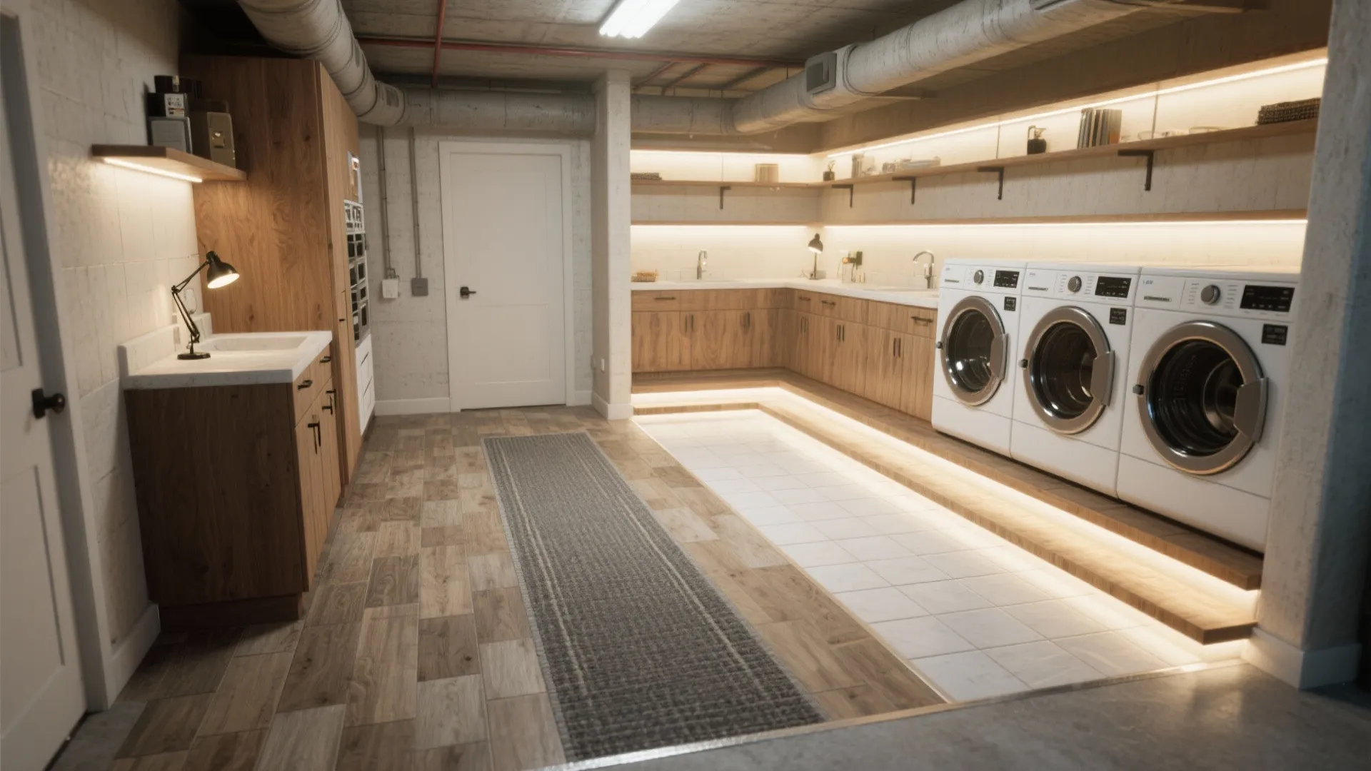 4. Zone with Flooring and Lighting