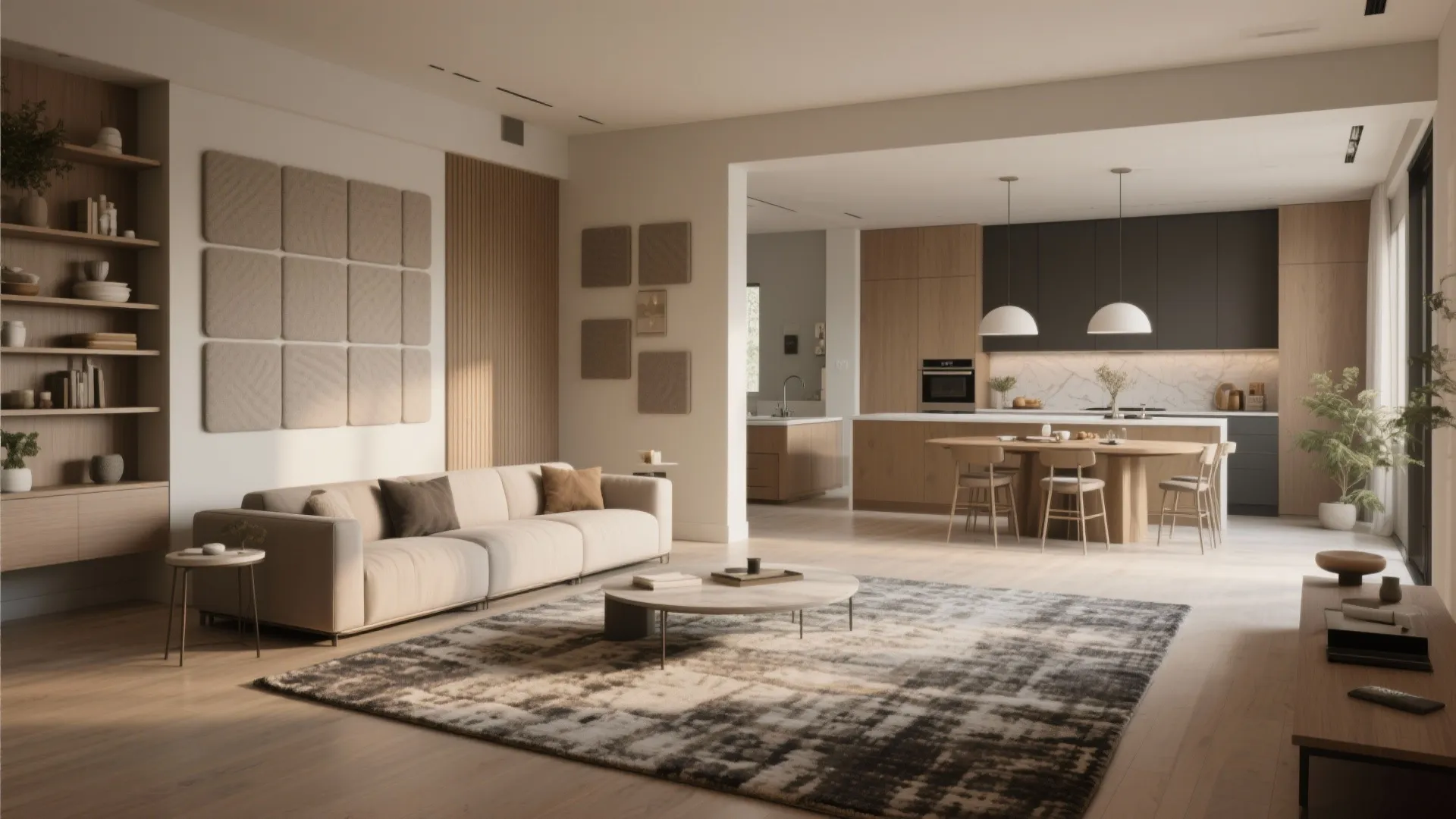 Open Great Room with Zoned Living