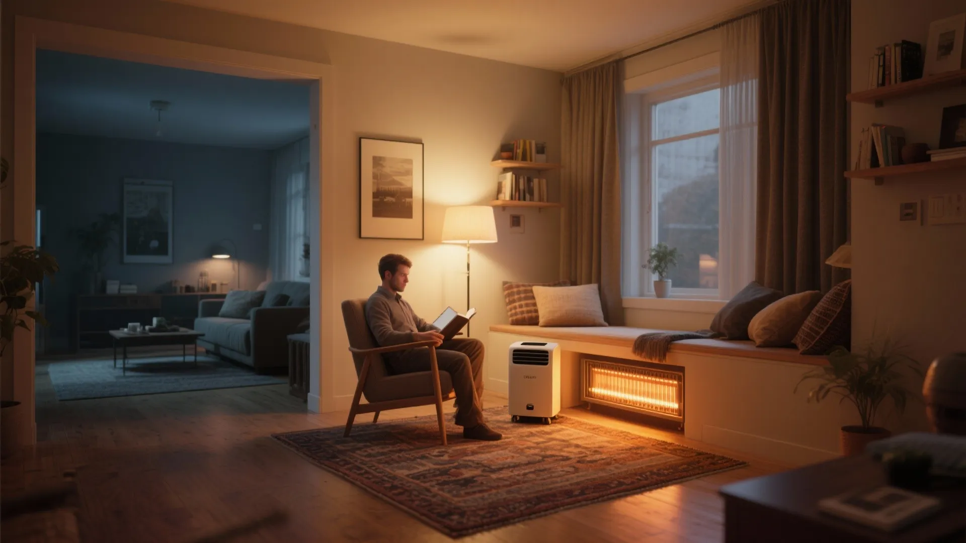 2. Use zoning — heat only the space you occupy