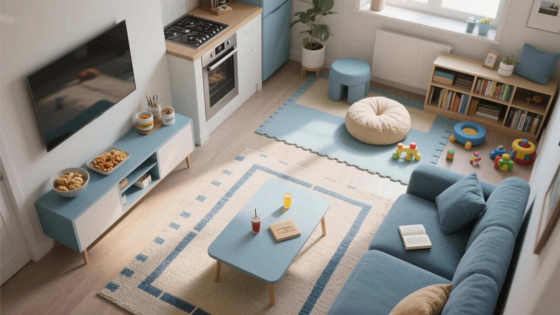 Smart Layout: Zones for Play, Snacks, and Quiet