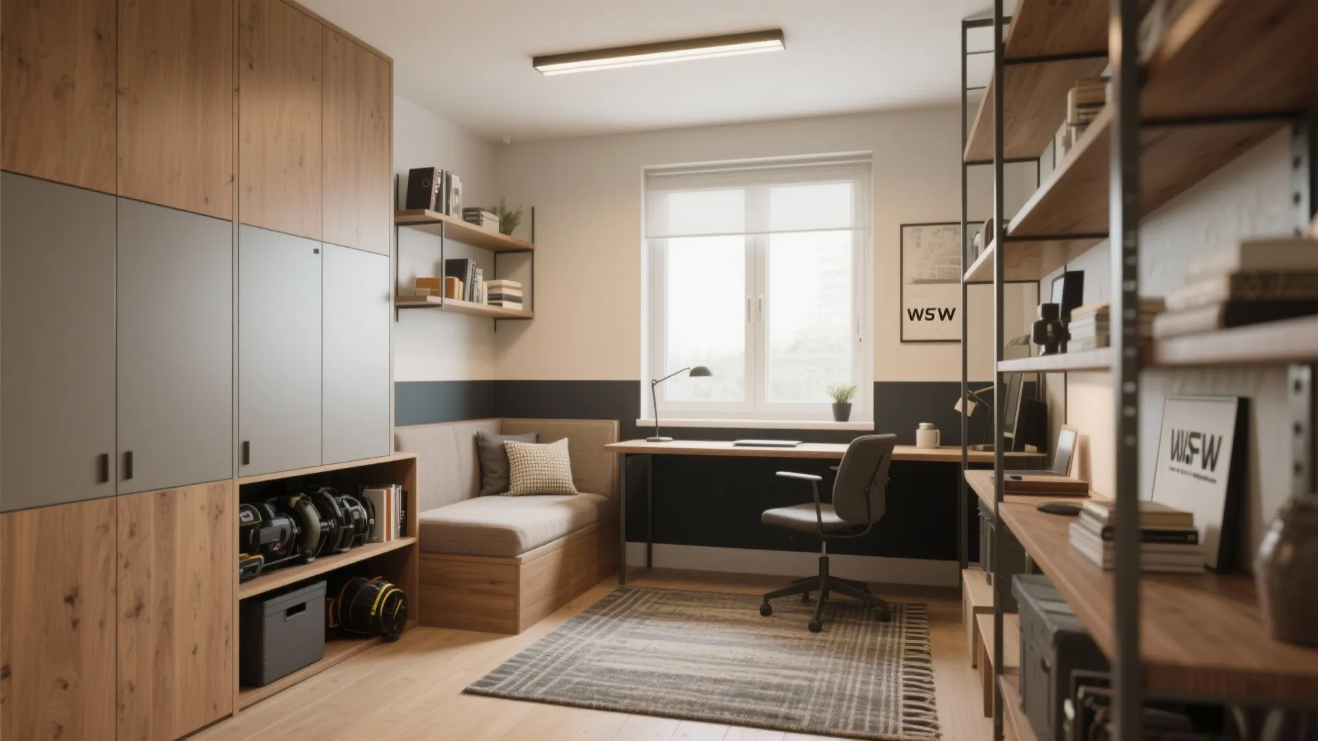 3. Zoned Layouts for Small Rooms