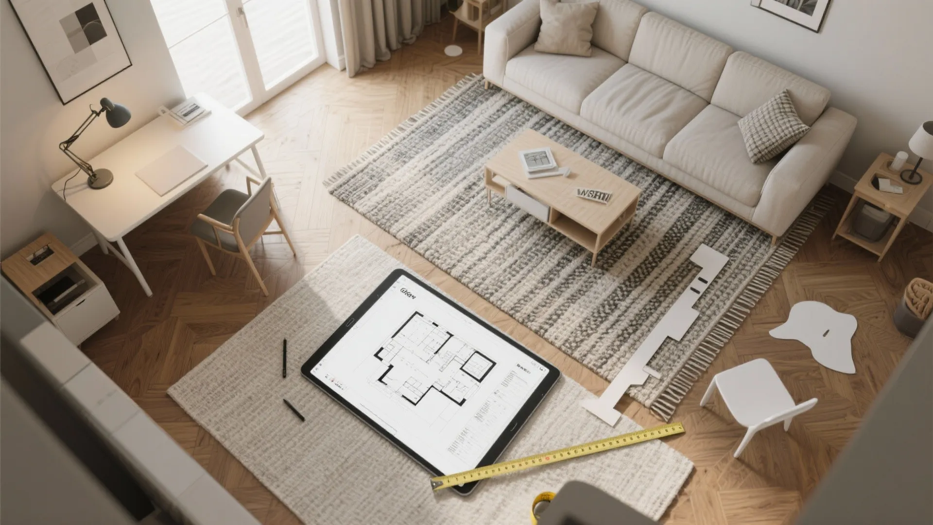 3. Zone with Rugs and Lighting — and Plan Digitally