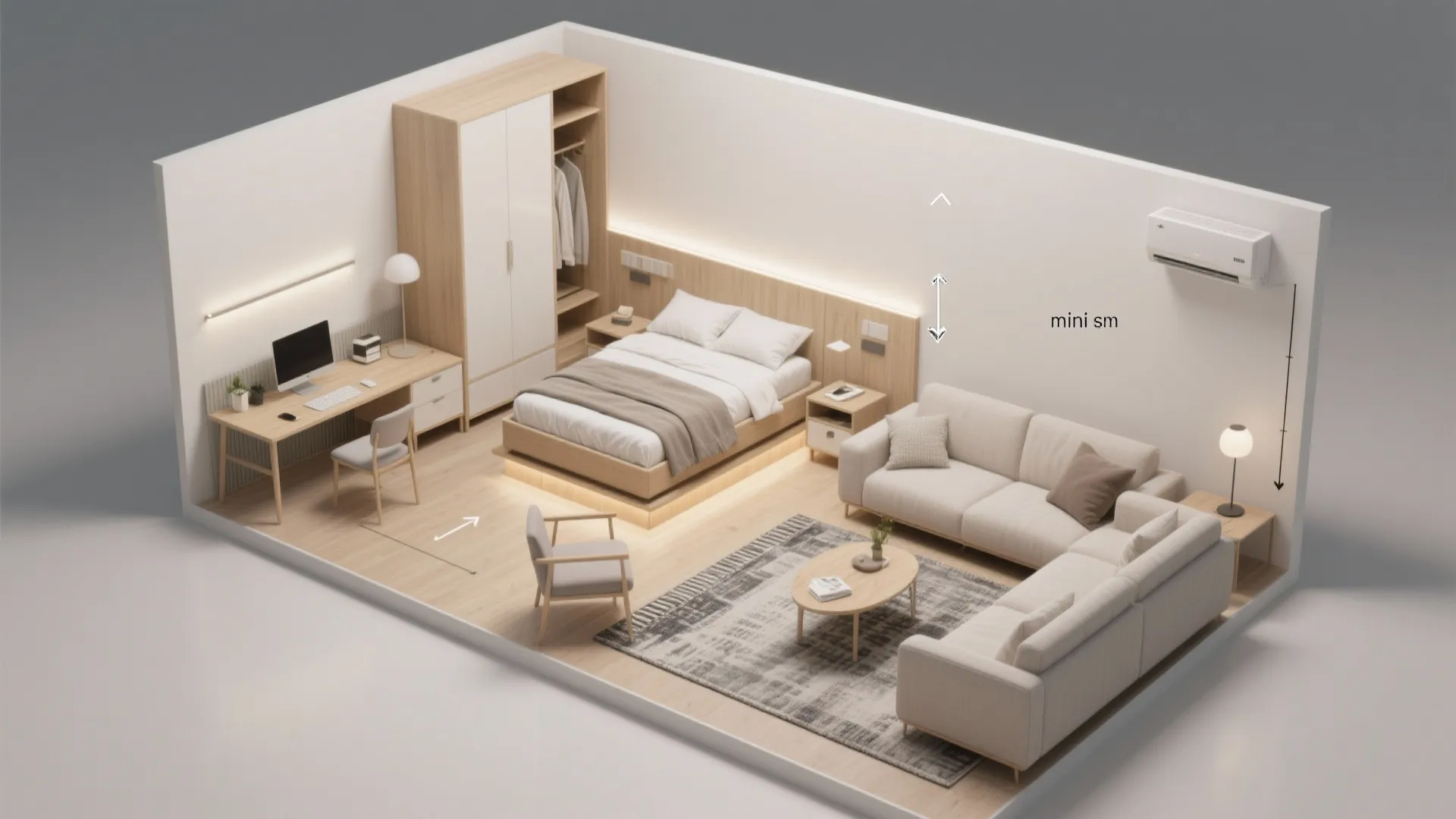 Zoned Furniture Layout to Avoid Short Cycling