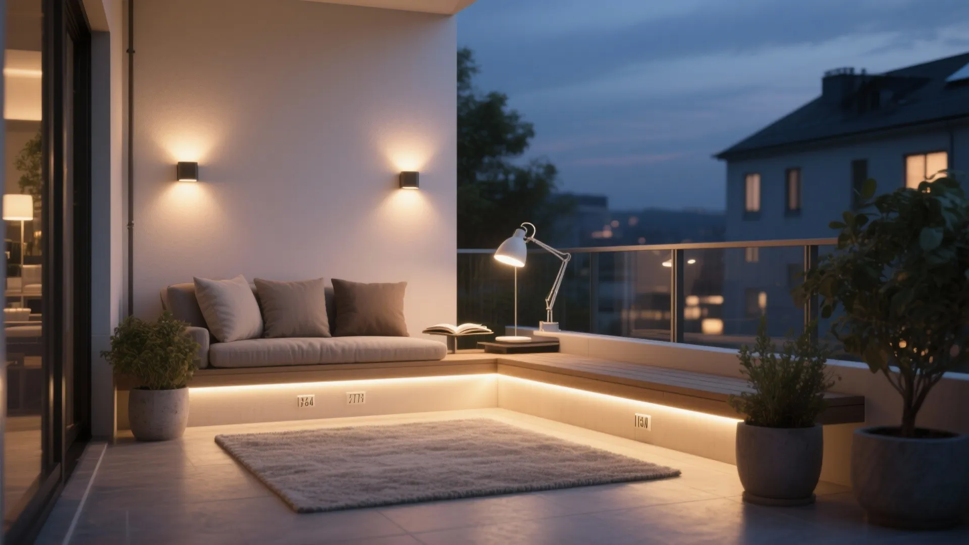 3) Zoned lighting: ambient, task, and sparkle