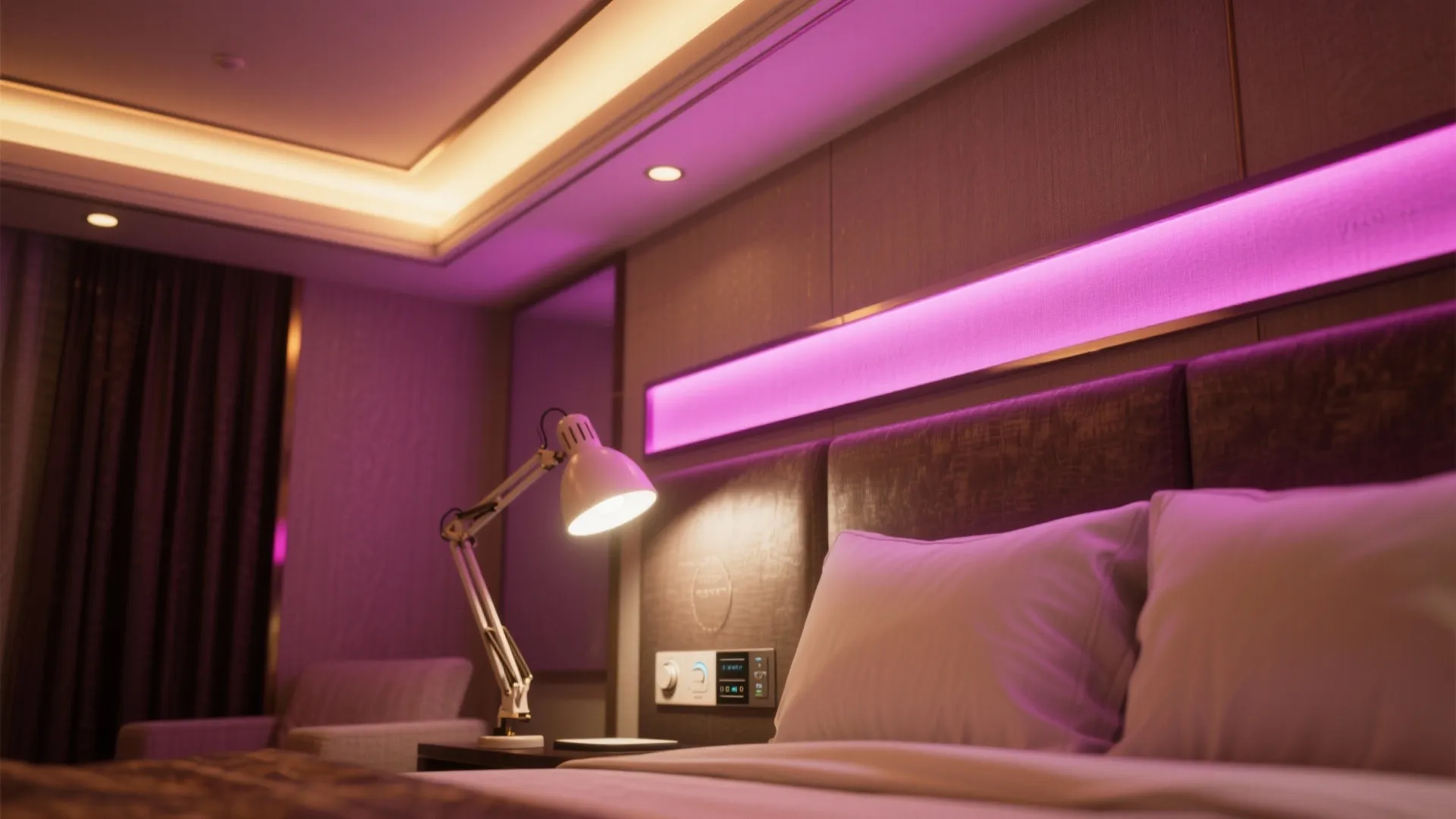 2. Zoned lighting for mood and function