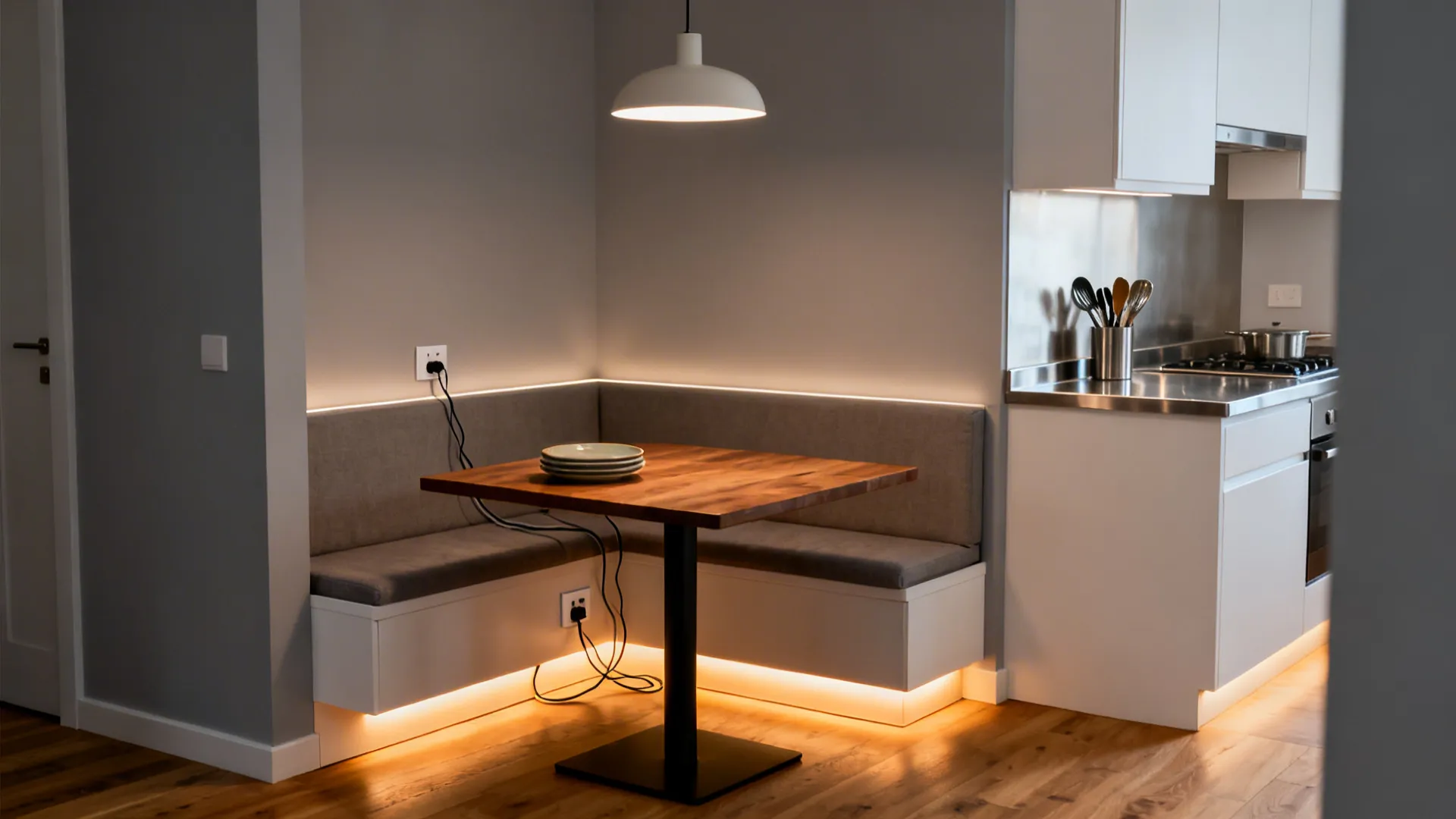 Idea 5: Zoned Lighting and Smart Power for Hybrid Use