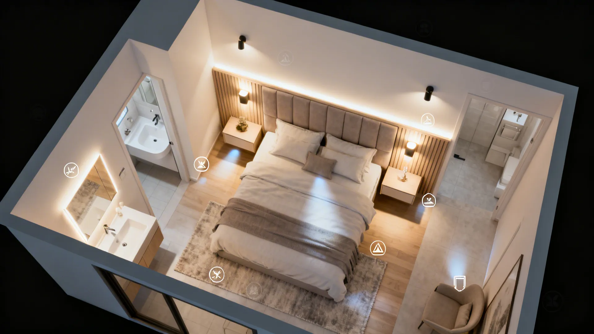 Idea 4: Zoned Lighting and Soft Acoustics