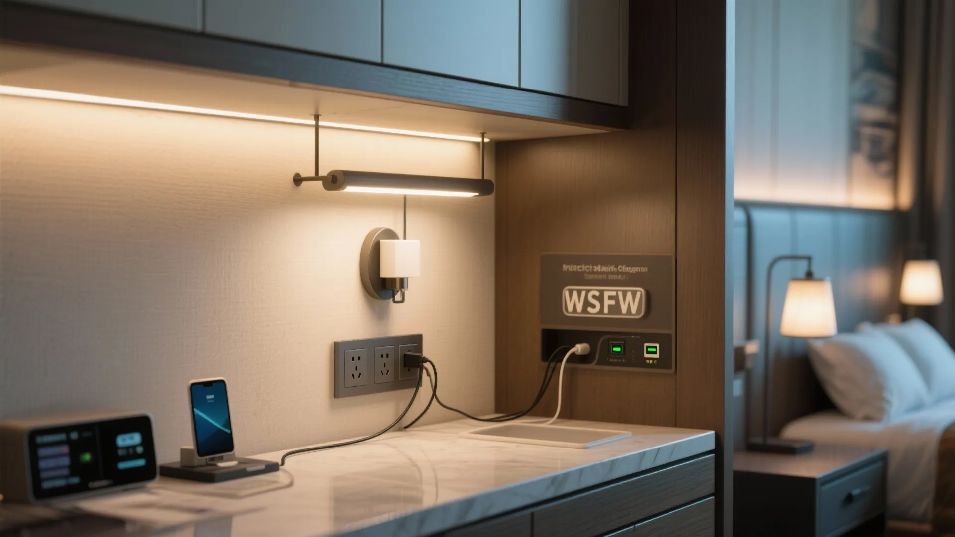 5. Zoned lighting and tech hubs