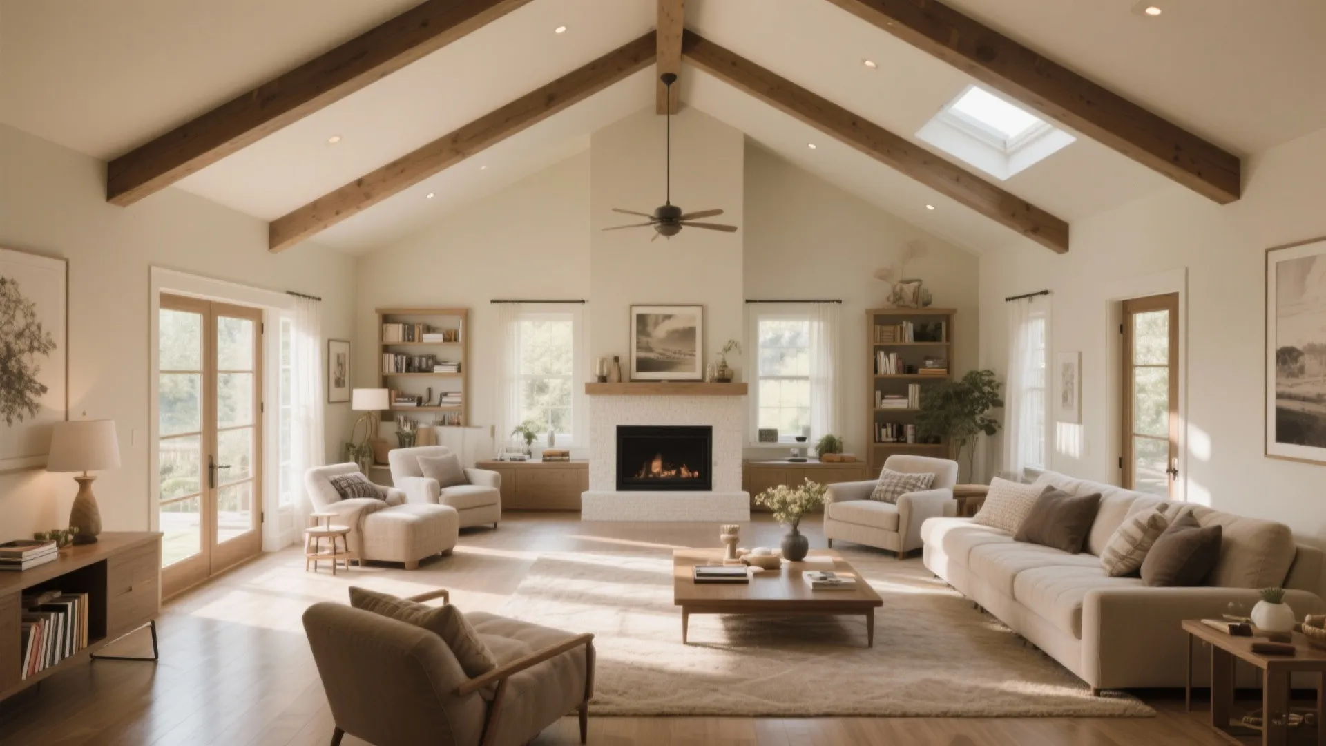 10. Zoned Furniture Arrangements