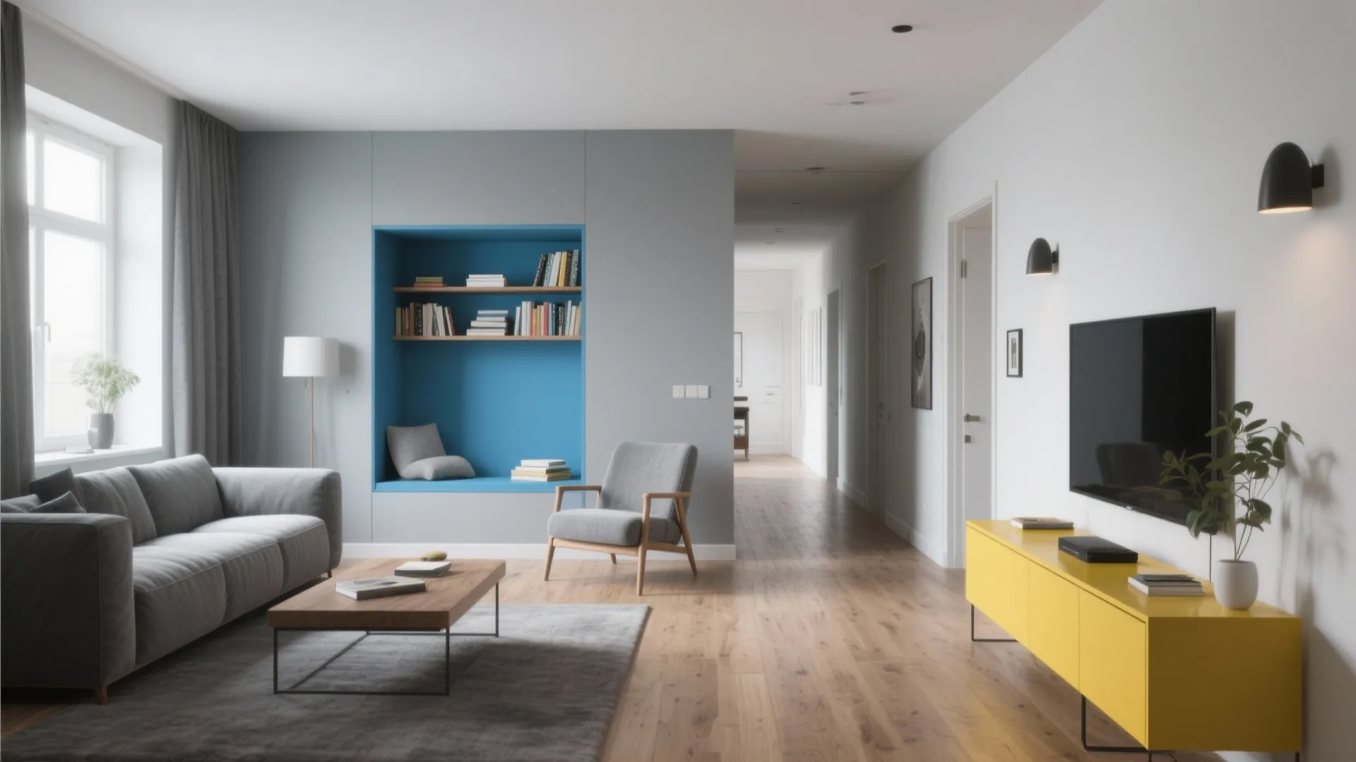 5. Zoned Living: Use Color to Define Areas