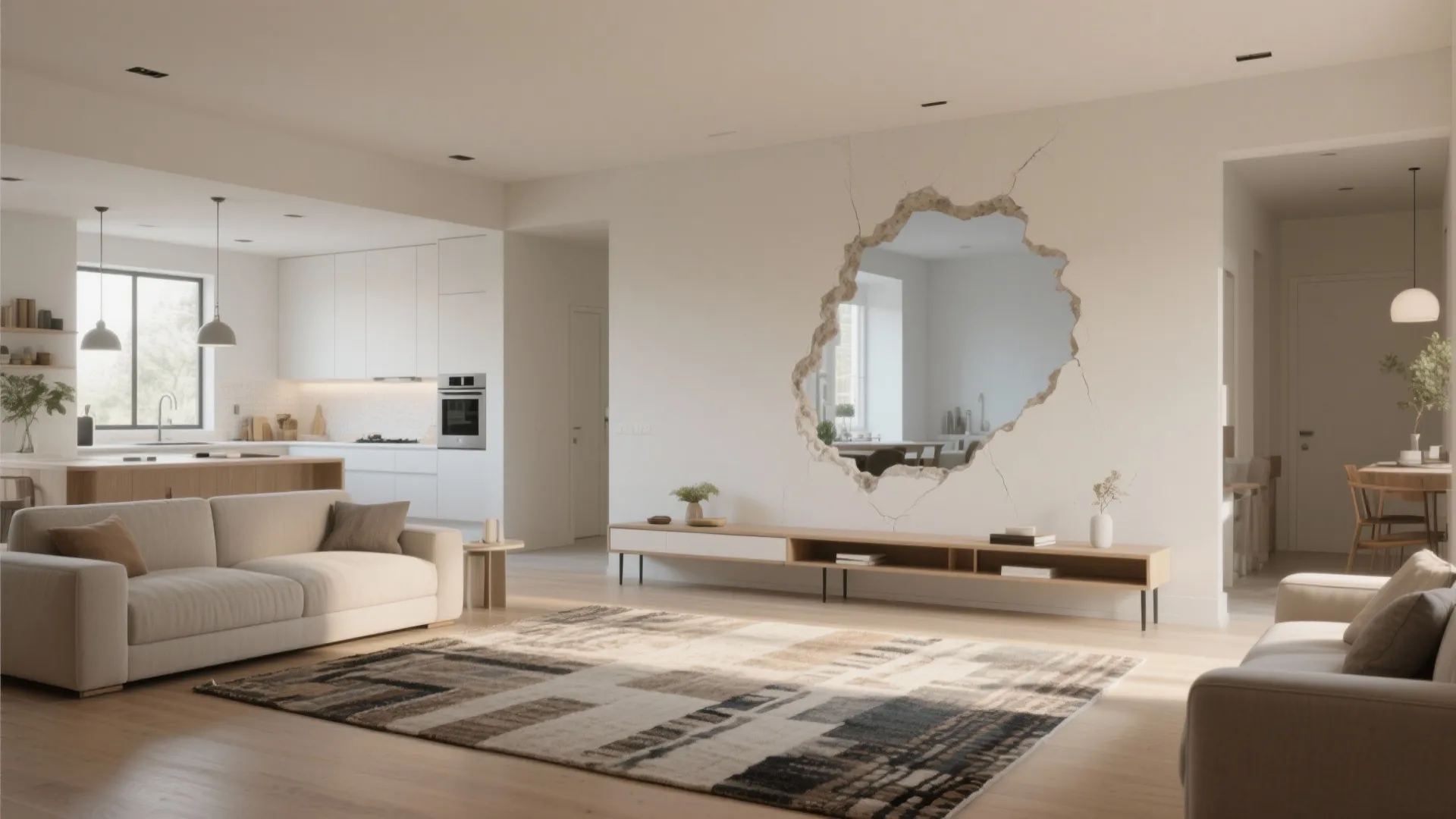 1. Open Sightlines with Zoned Living