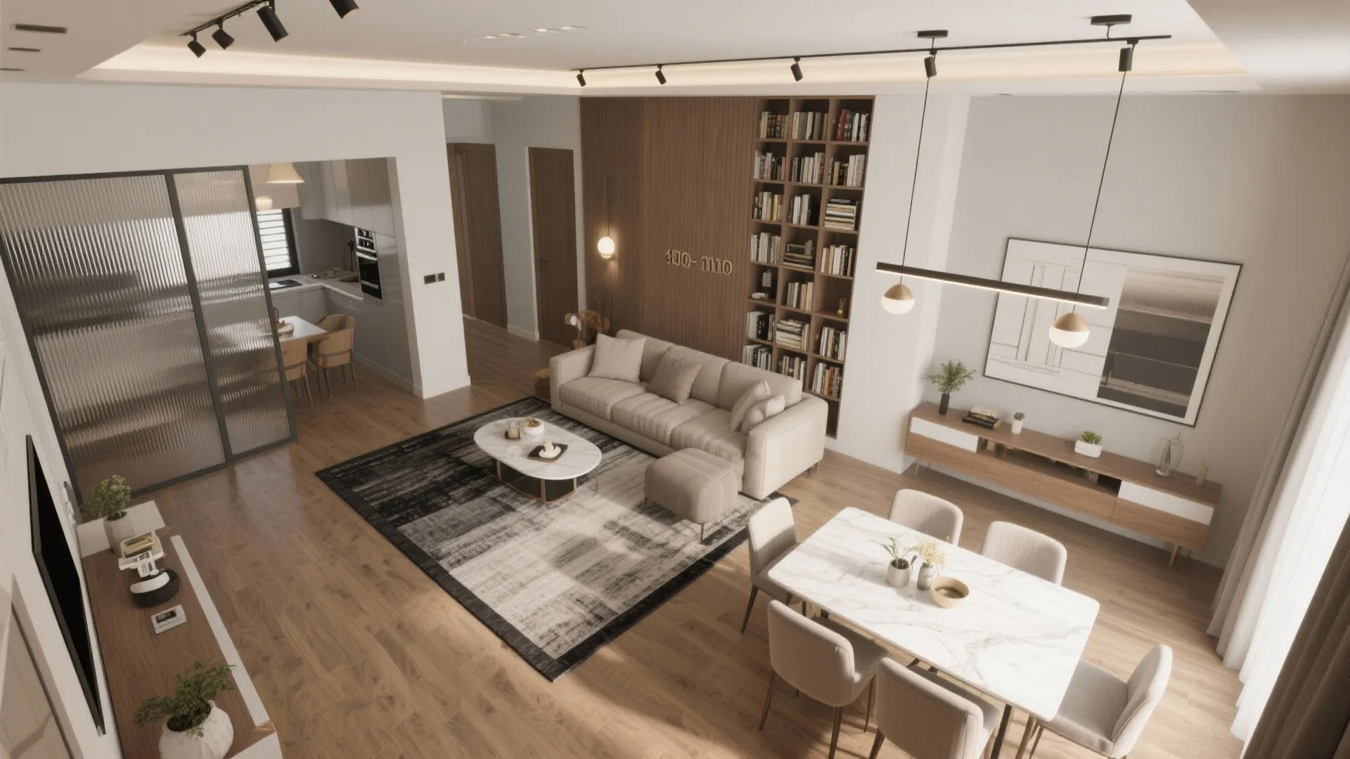 Zoned Living–Dining Core That Feels Open