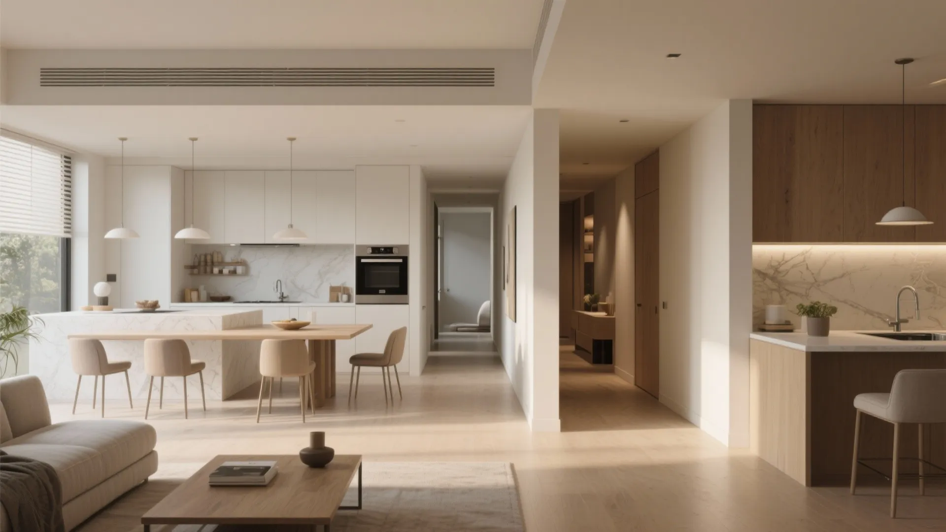 3. Zoned Living: Separate Public and Private Wings