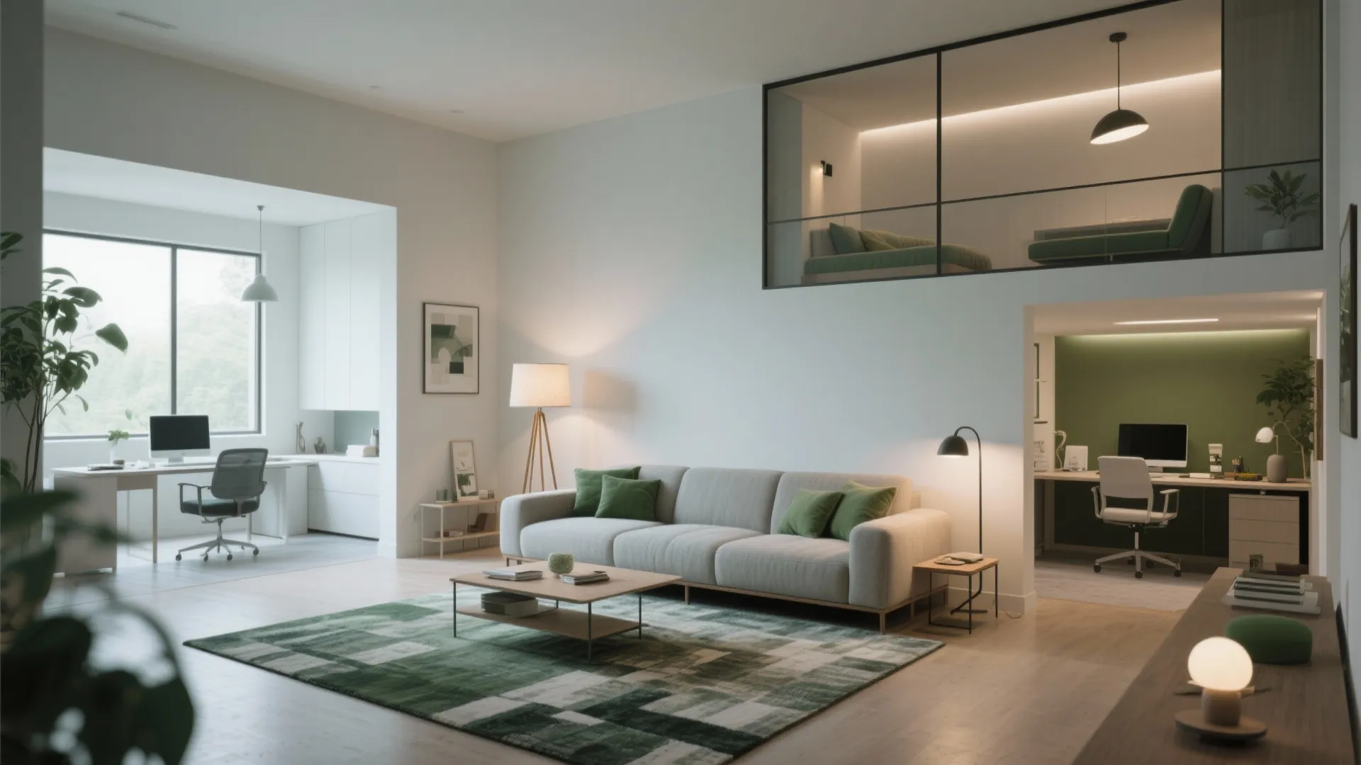 3. Create zoned multipurpose rooms