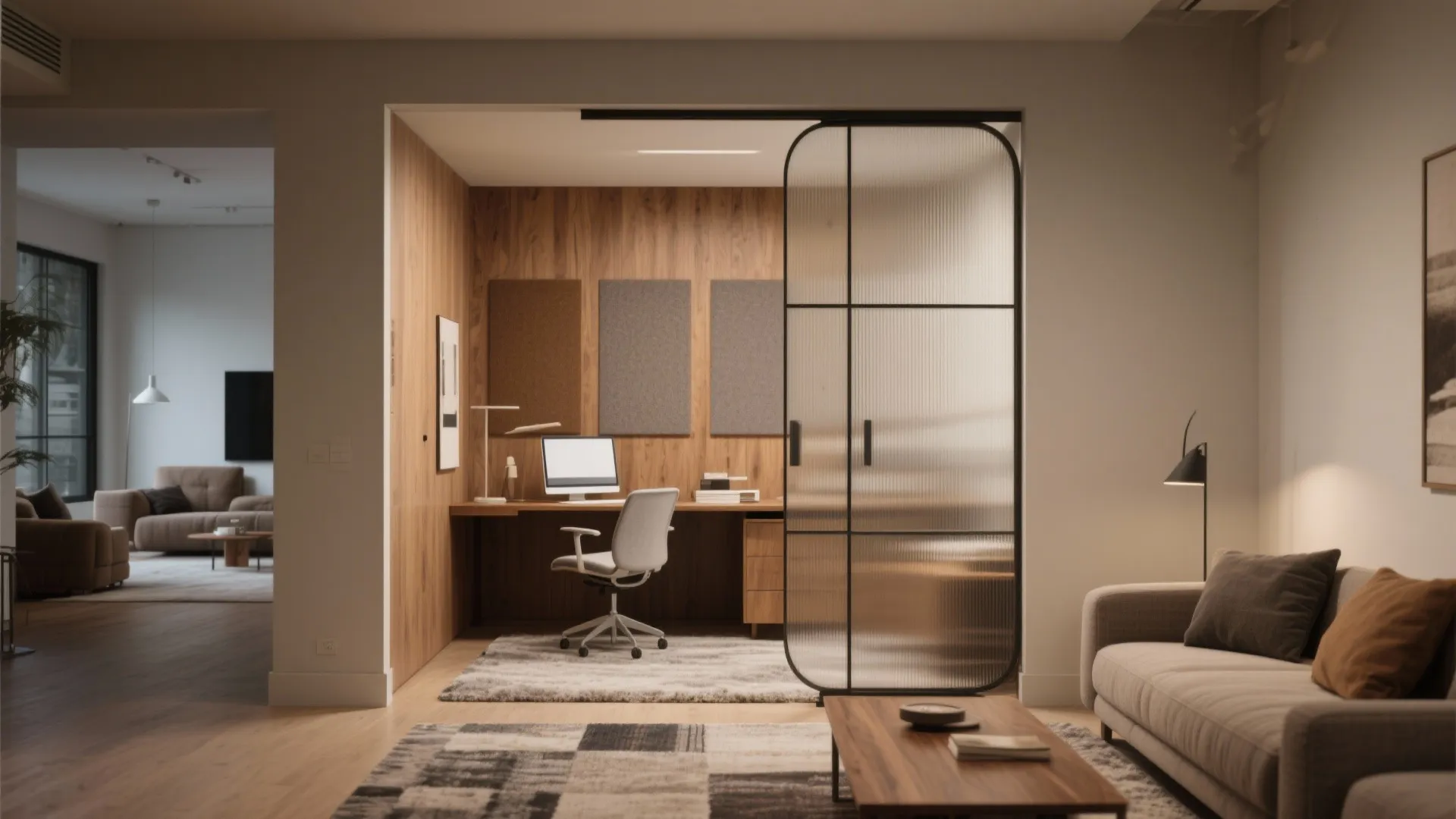 4. Zoned Nook with Sliding Screen