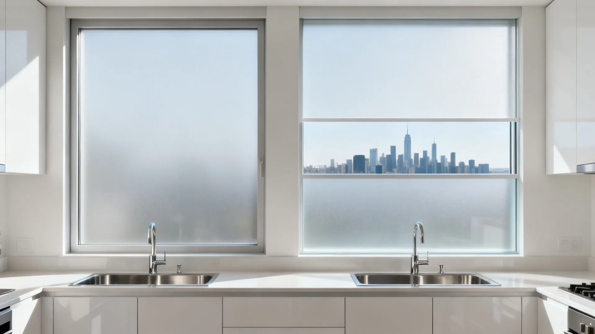 Obscure Glass with Selective Clarity Zones