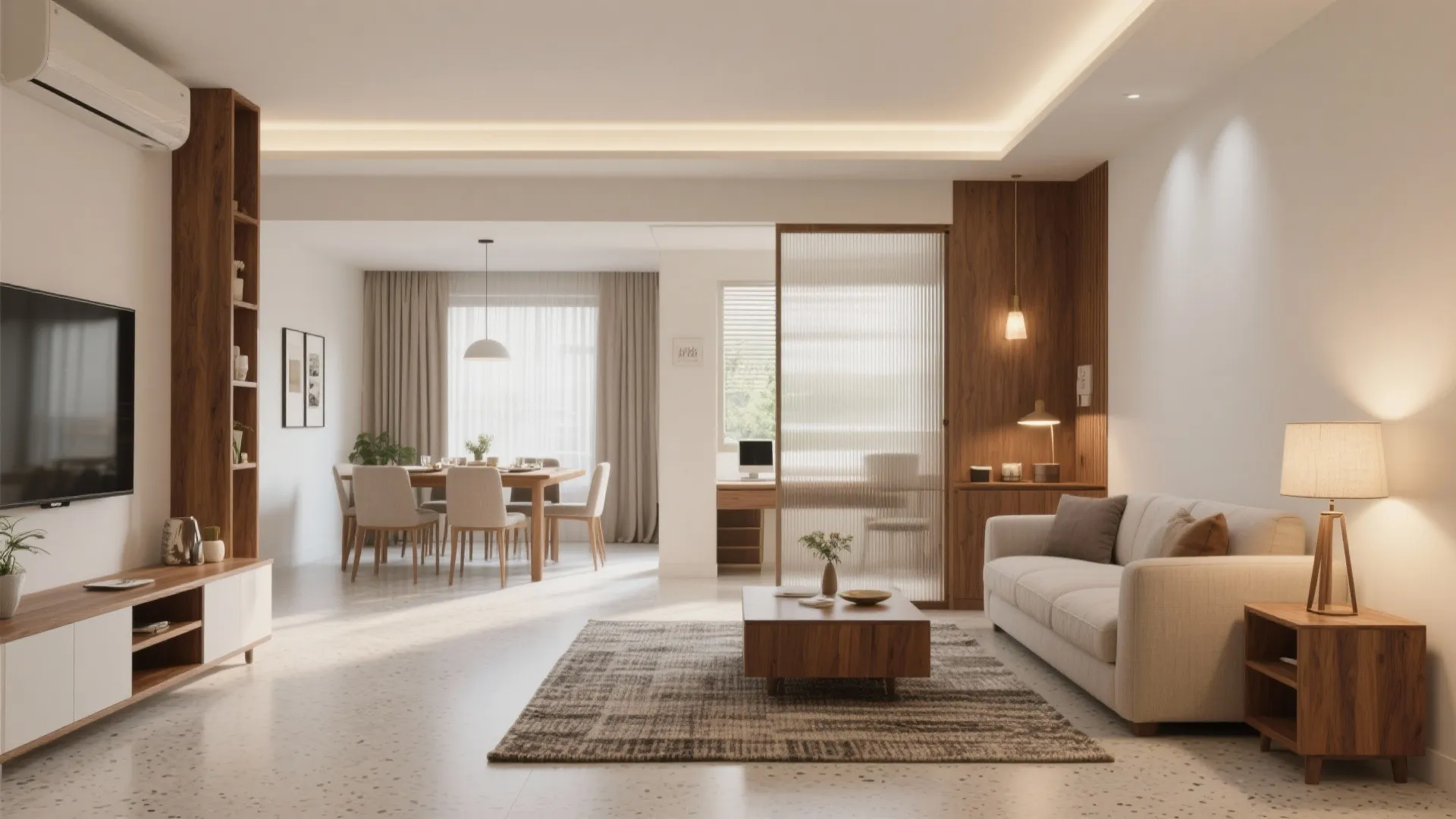 Zoned Open-Plan Living for a Calm 3 BHK