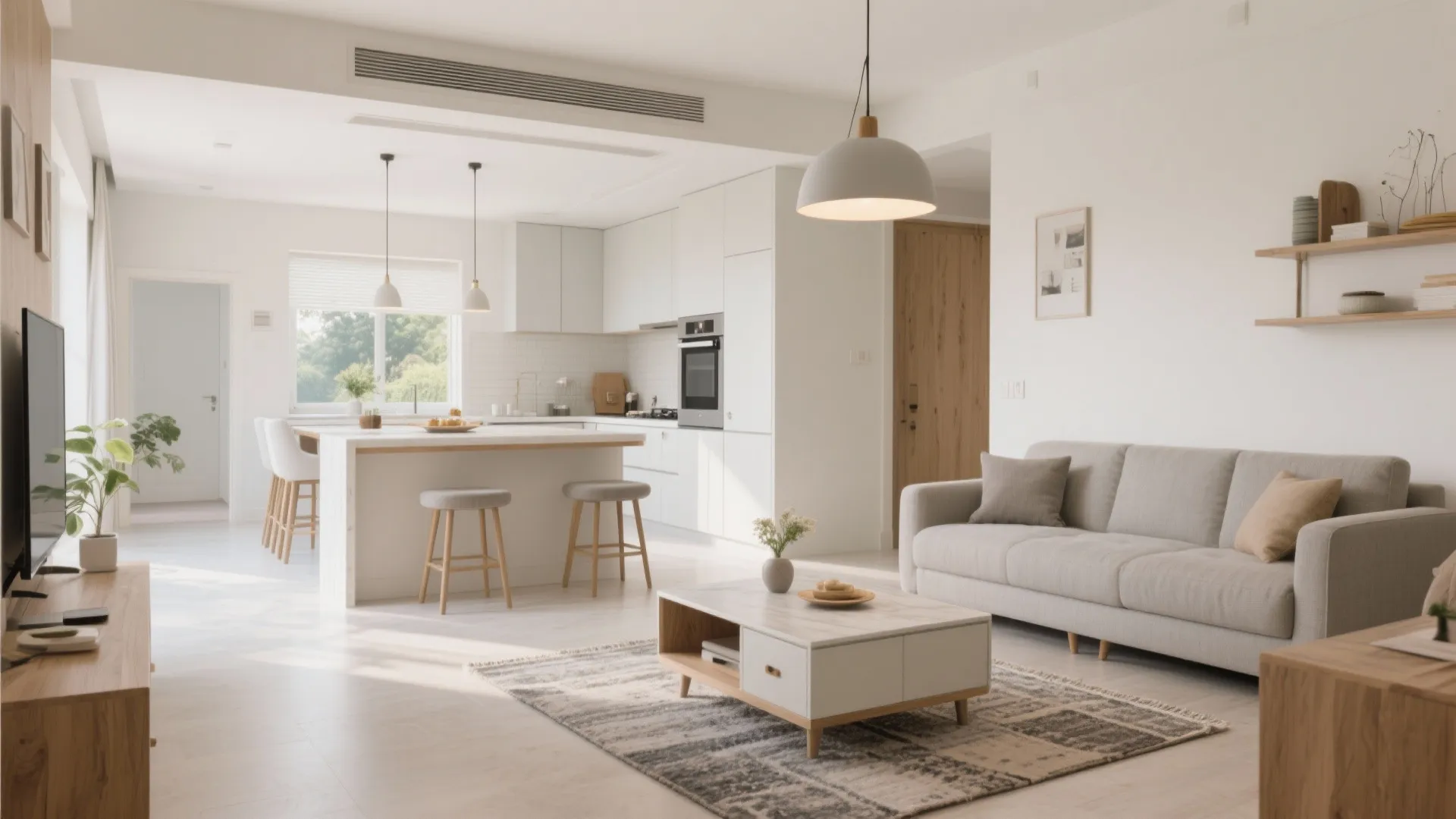 Zoned open-plan living with a breezy dining-kitchen connection