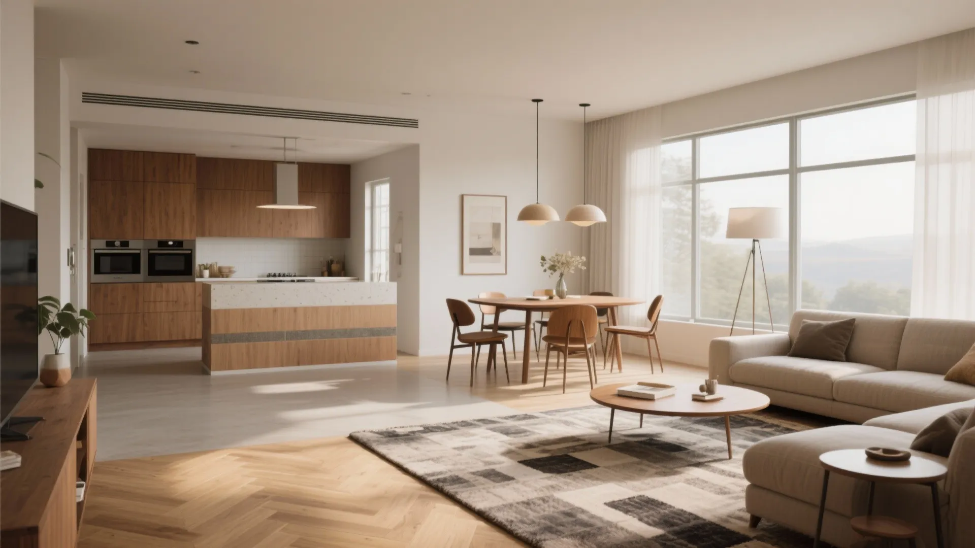 1. Open-plan main level with a zoned feel