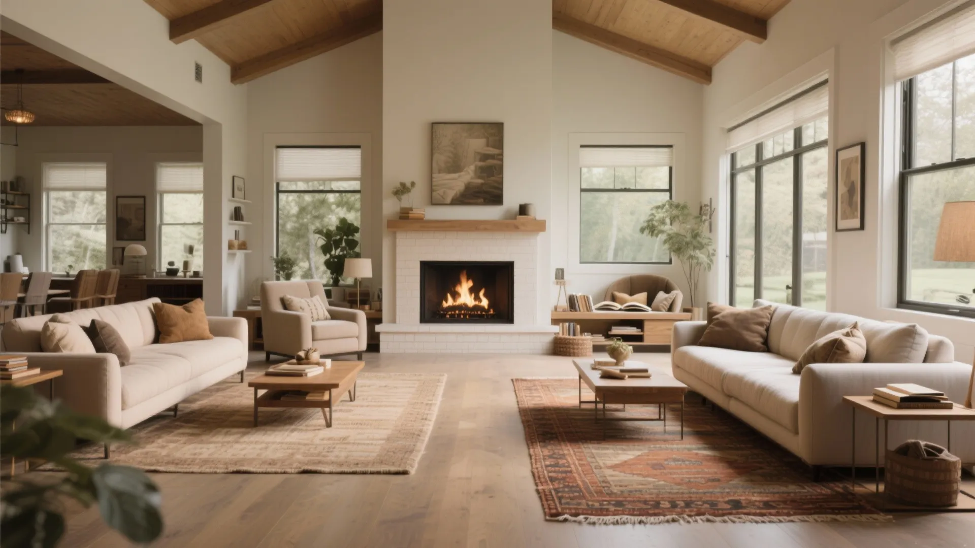 3. Zoned seating arrangements