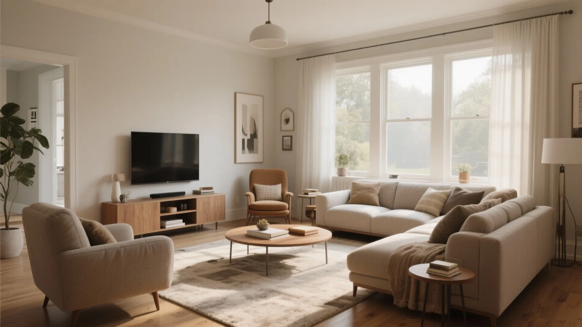 2. Zoned Seating Areas