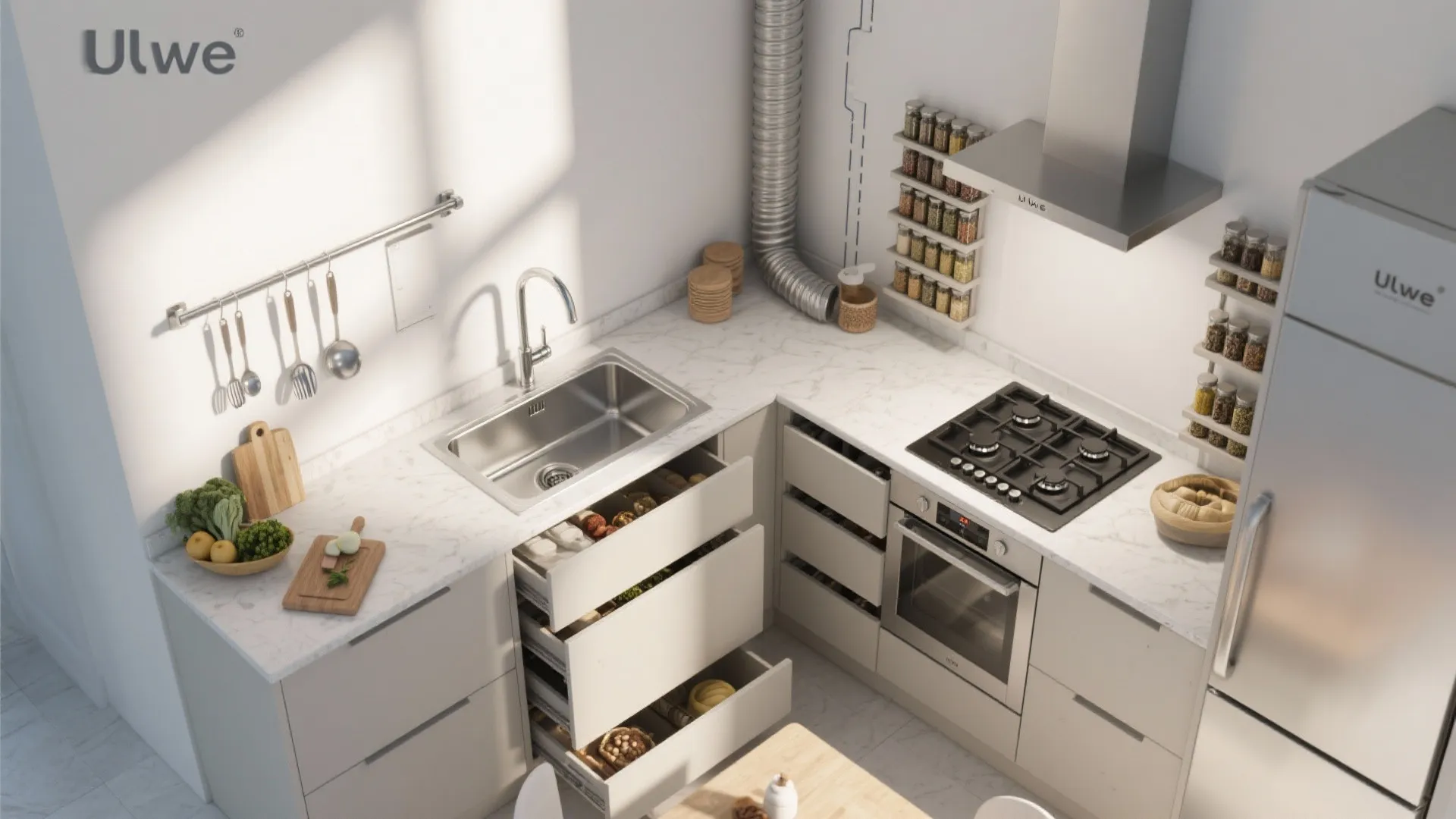 Smart storage zones and ventilation tweaks