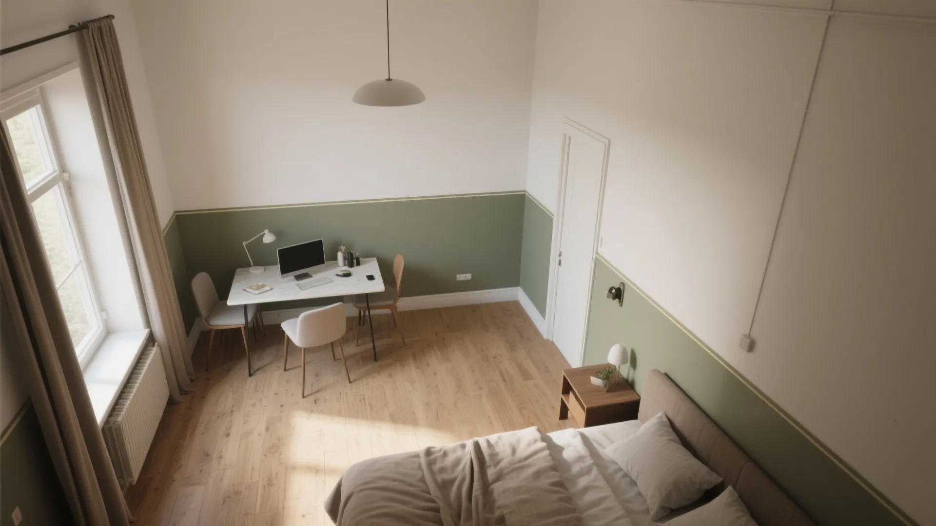 Two-Tone Walls and Colour Zoning