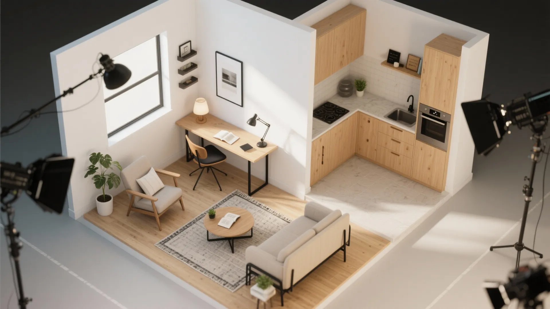 Idea 5: Zone the room like a studio set