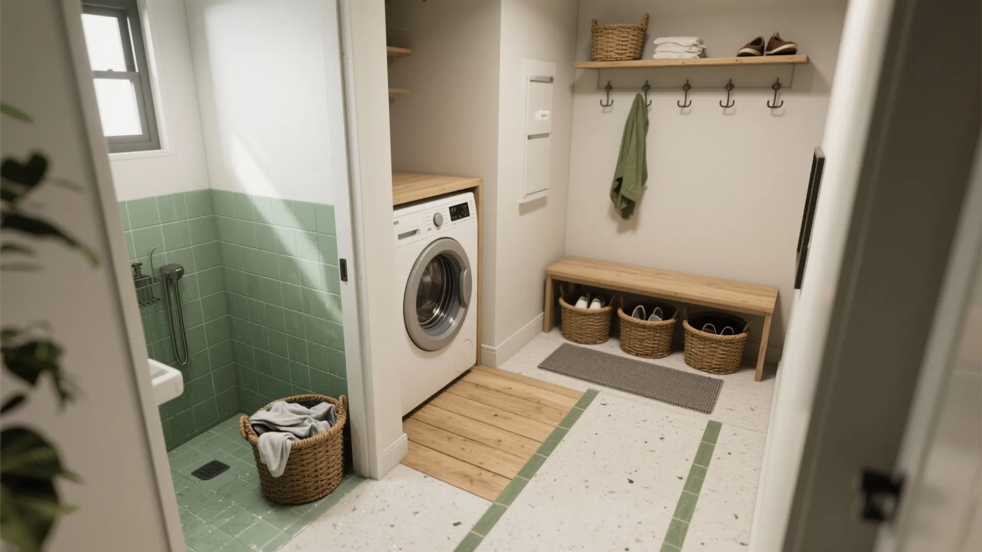 2. Zone It: Wet, Dry, and Drop Zones